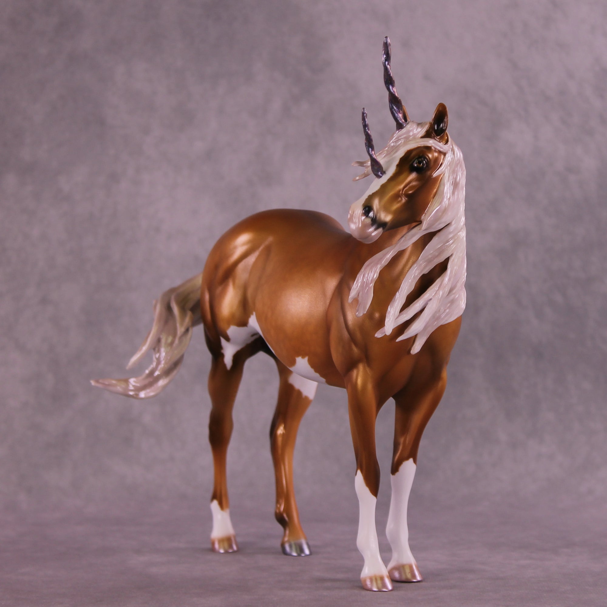 Moonstone OOAK FCM Ideal Stock Horse by Julie Keim MM25