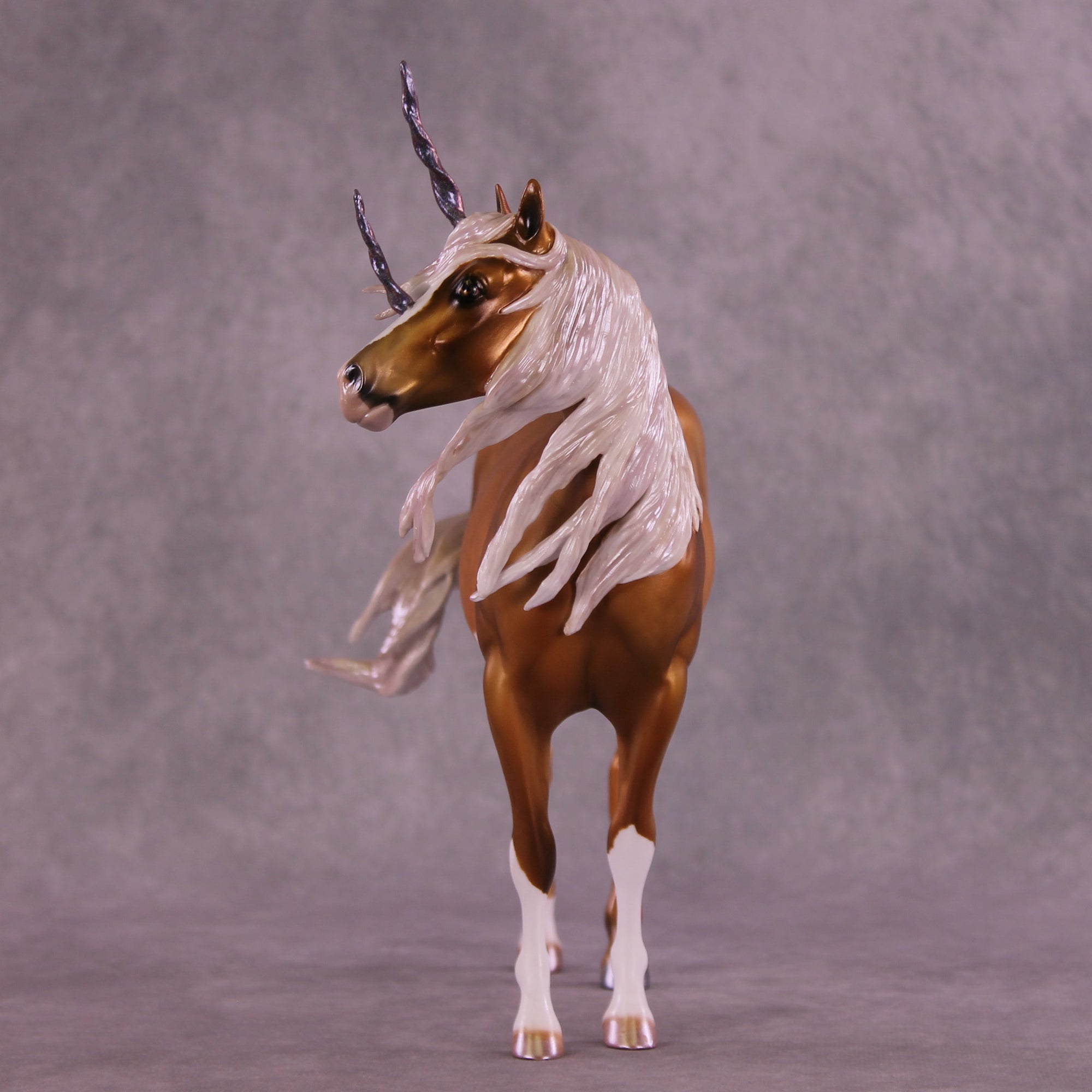 Moonstone OOAK FCM Ideal Stock Horse by Julie Keim MM25