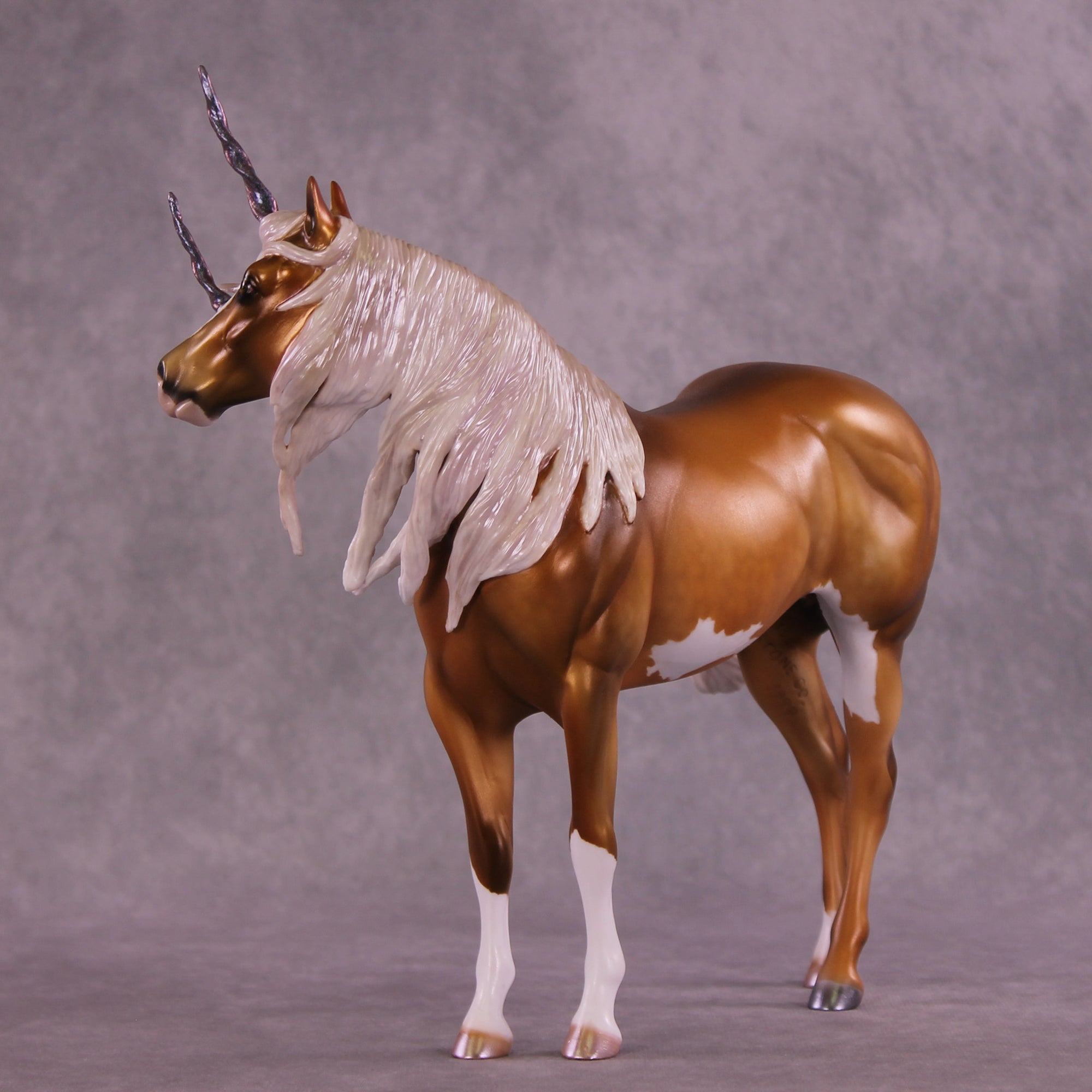 Moonstone OOAK FCM Ideal Stock Horse by Julie Keim MM25