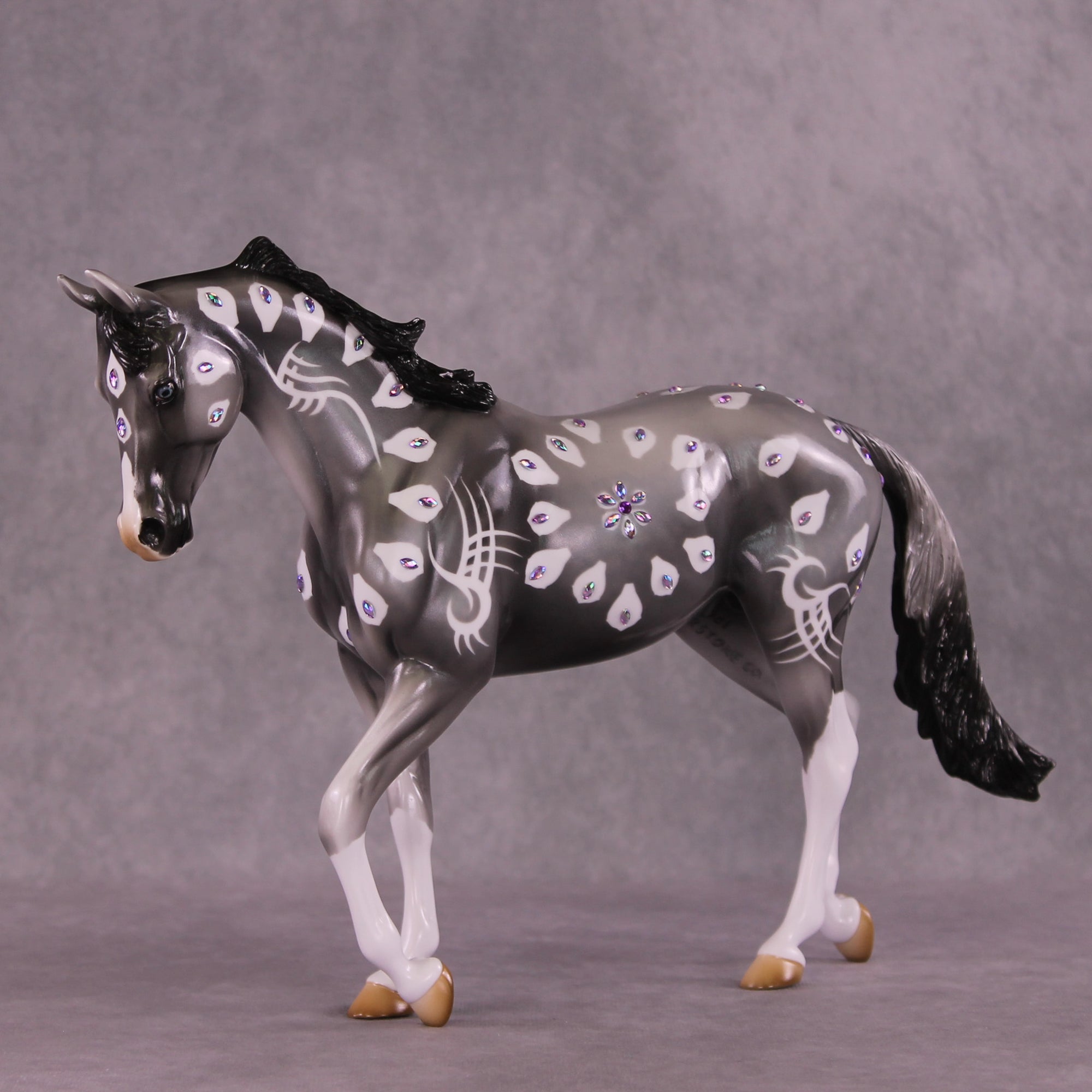 Purple Heart OOAK Thoroughbred by Kike (Enrique) Duarte DDOOAKs25
