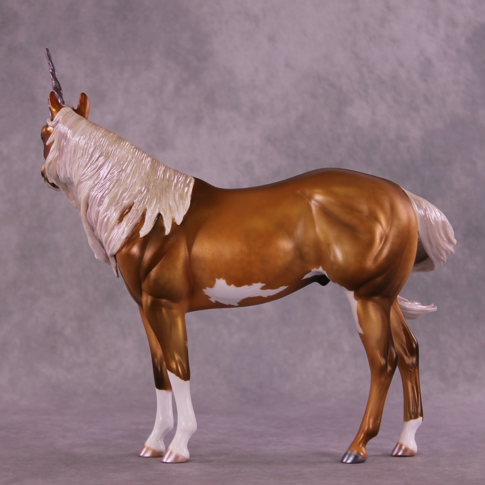 Moonstone OOAK FCM Ideal Stock Horse by Julie Keim MM25