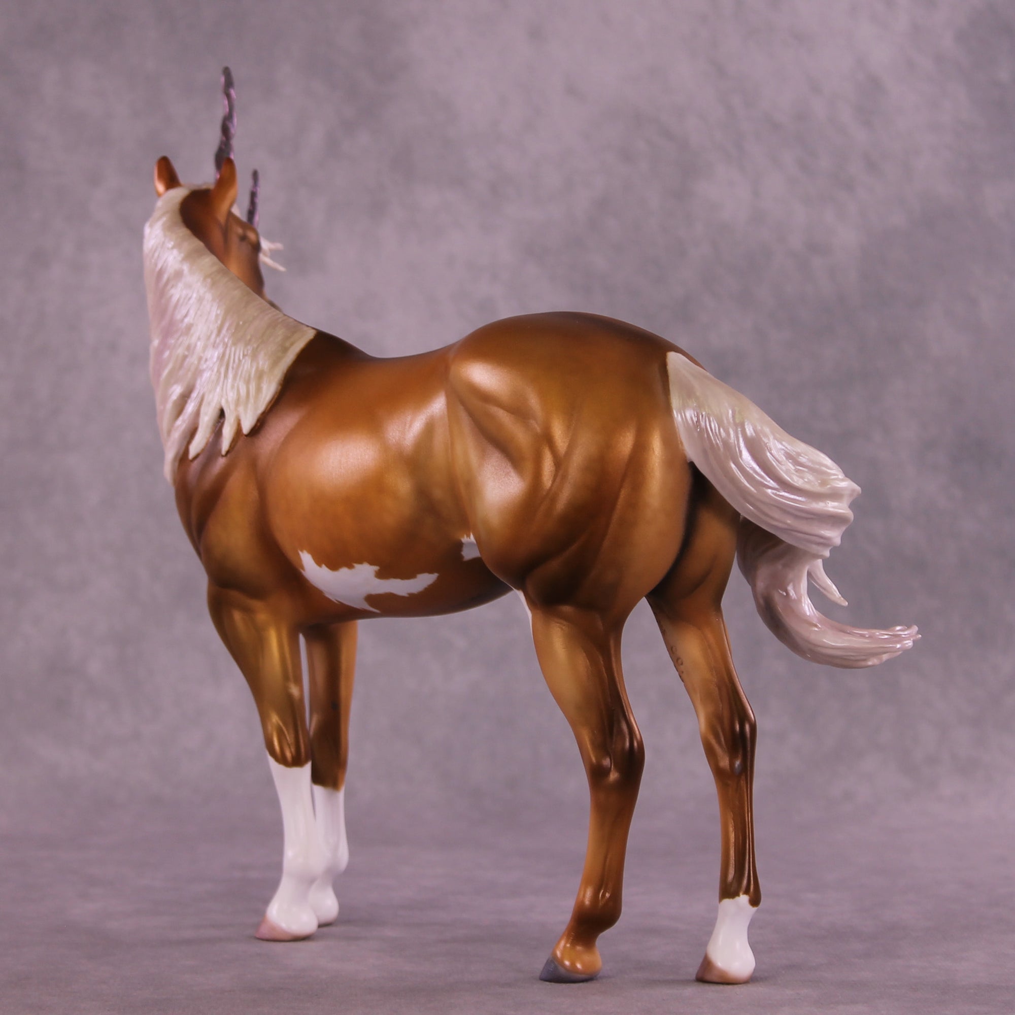 Moonstone OOAK FCM Ideal Stock Horse by Julie Keim MM25