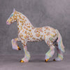 Whoopie Pie OOAK Pastel Rainbow Gold Appaloosa Trotting Drafter by Mel Miller Best Offers 11/26/24