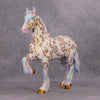 Whoopie Pie OOAK Pastel Rainbow Gold Appaloosa Trotting Drafter by Mel Miller Best Offers 11/26/24