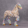 Whoopie Pie OOAK Pastel Rainbow Gold Appaloosa Trotting Drafter by Mel Miller Best Offers 11/26/24