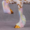 Whoopie Pie OOAK Pastel Rainbow Gold Appaloosa Trotting Drafter by Mel Miller Best Offers 11/26/24