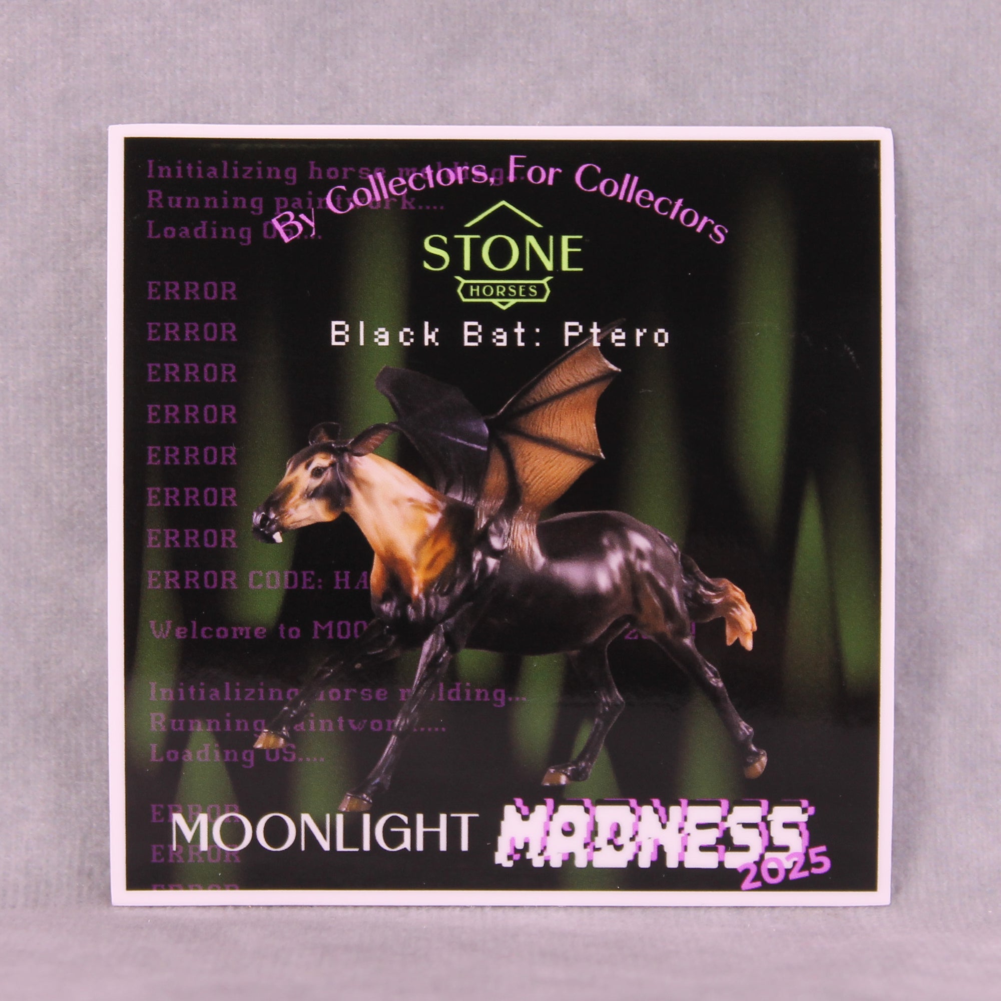 Moonlight Madness Black Bat: Ptero Sticker 2025 Limited Edition