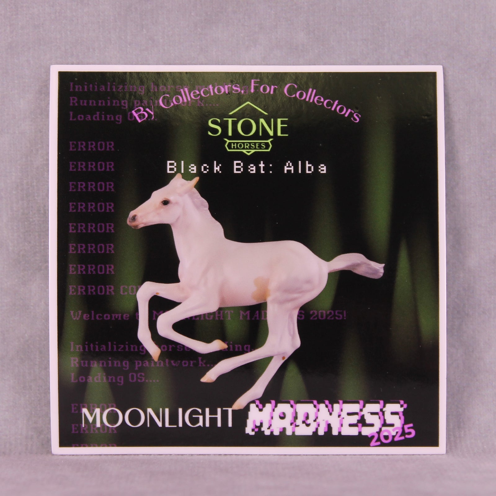 Moonlight Madness Black Bat: Alba Sticker 2025 Limited Edition