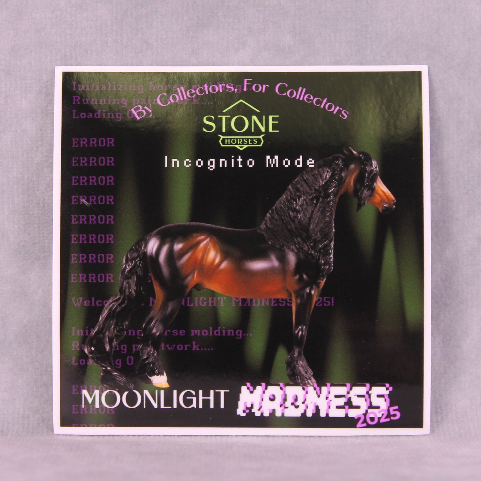 Moonlight Madness Incognito Mode Sticker 2025 Limited Edition