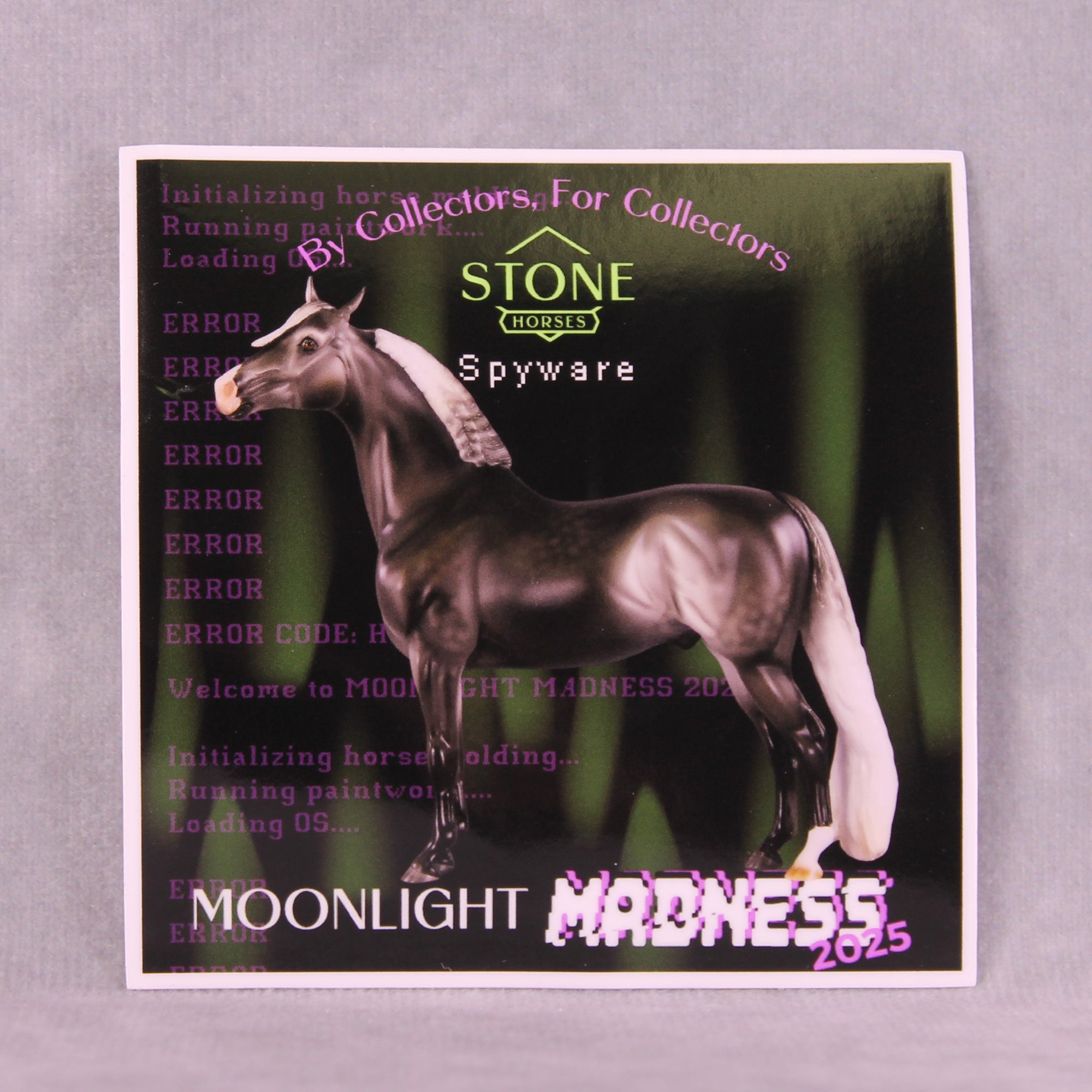 Moonlight Madness Spyware Sticker 2025 Limited Edition