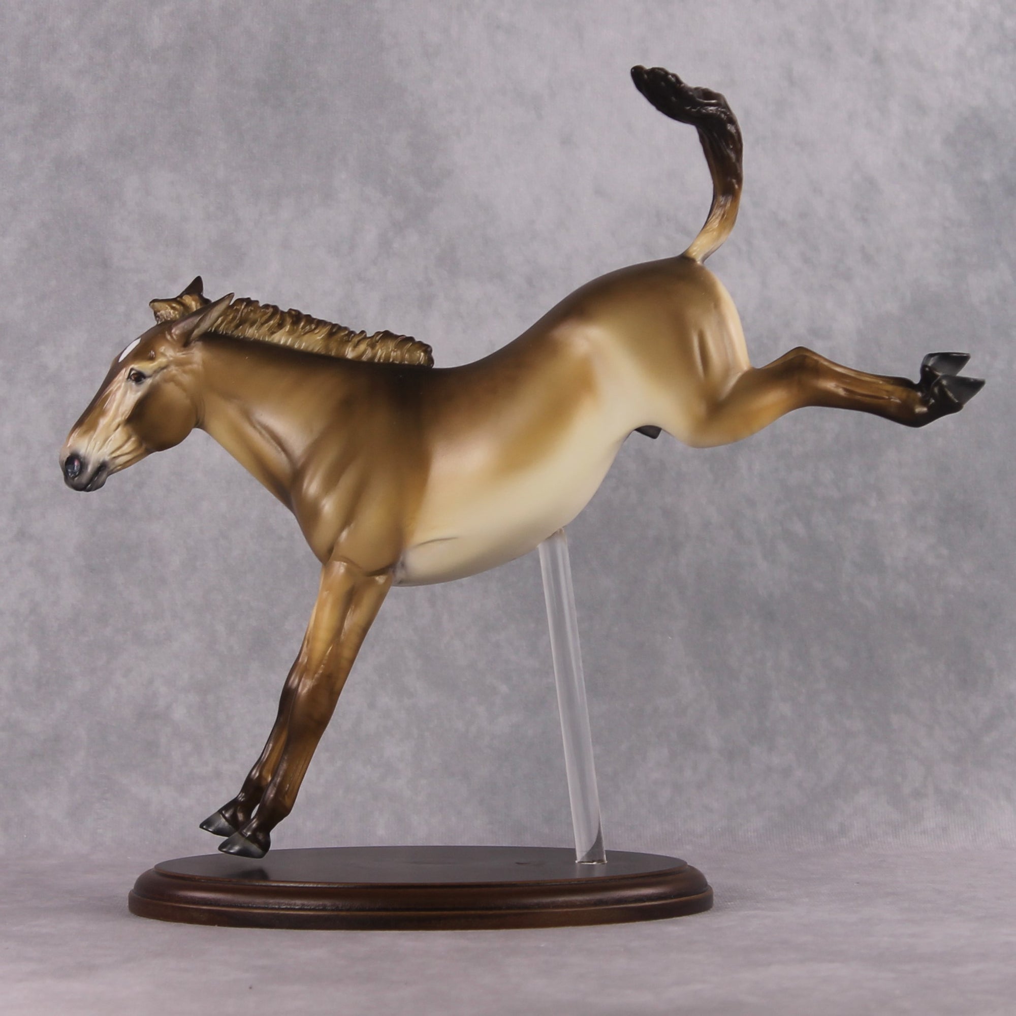 "Purdy Buckin' Mad" OOAK EFCM Dun Jumping Mule By Tiffany Purdy Best Offer