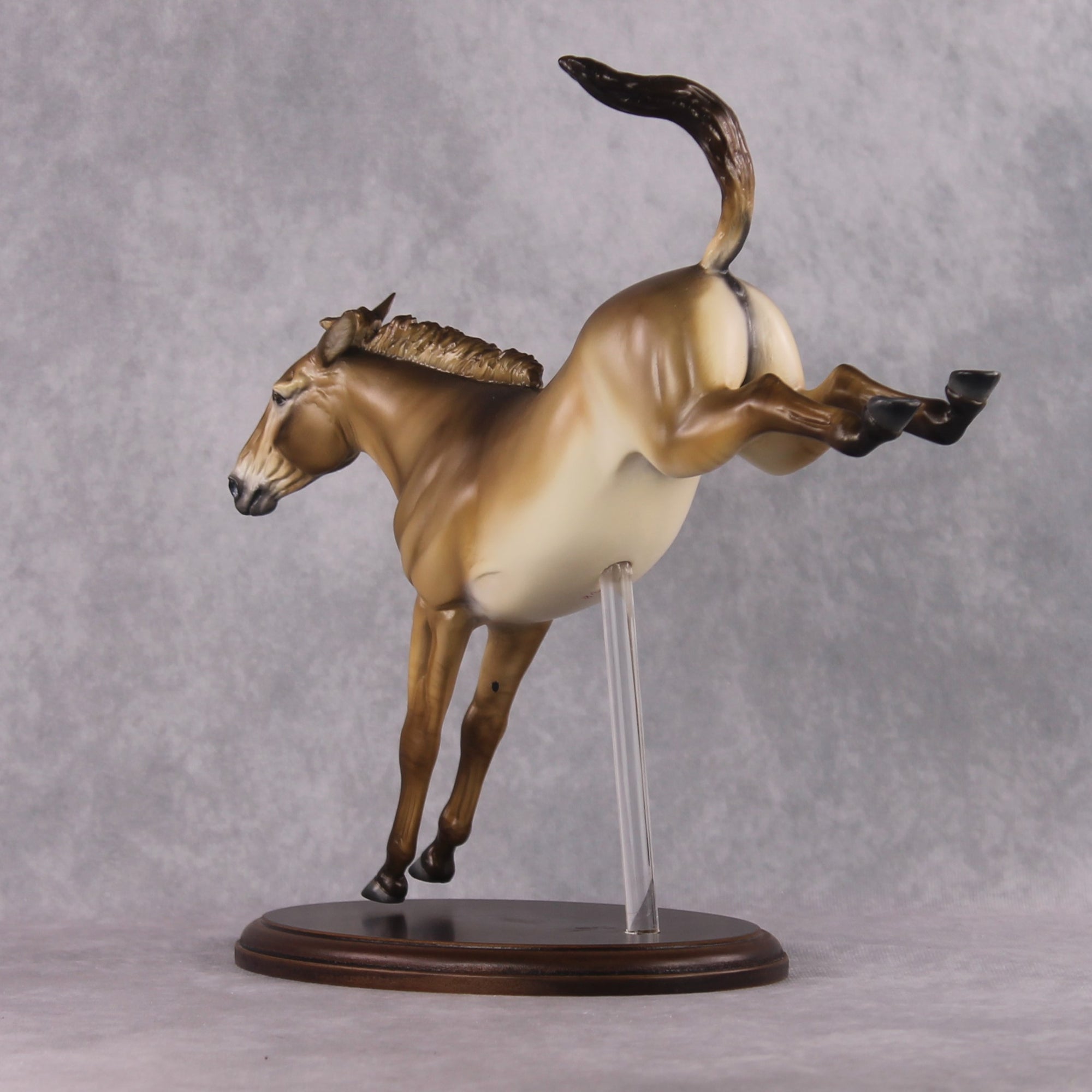 "Purdy Buckin' Mad" OOAK EFCM Dun Jumping Mule By Tiffany Purdy Best Offer