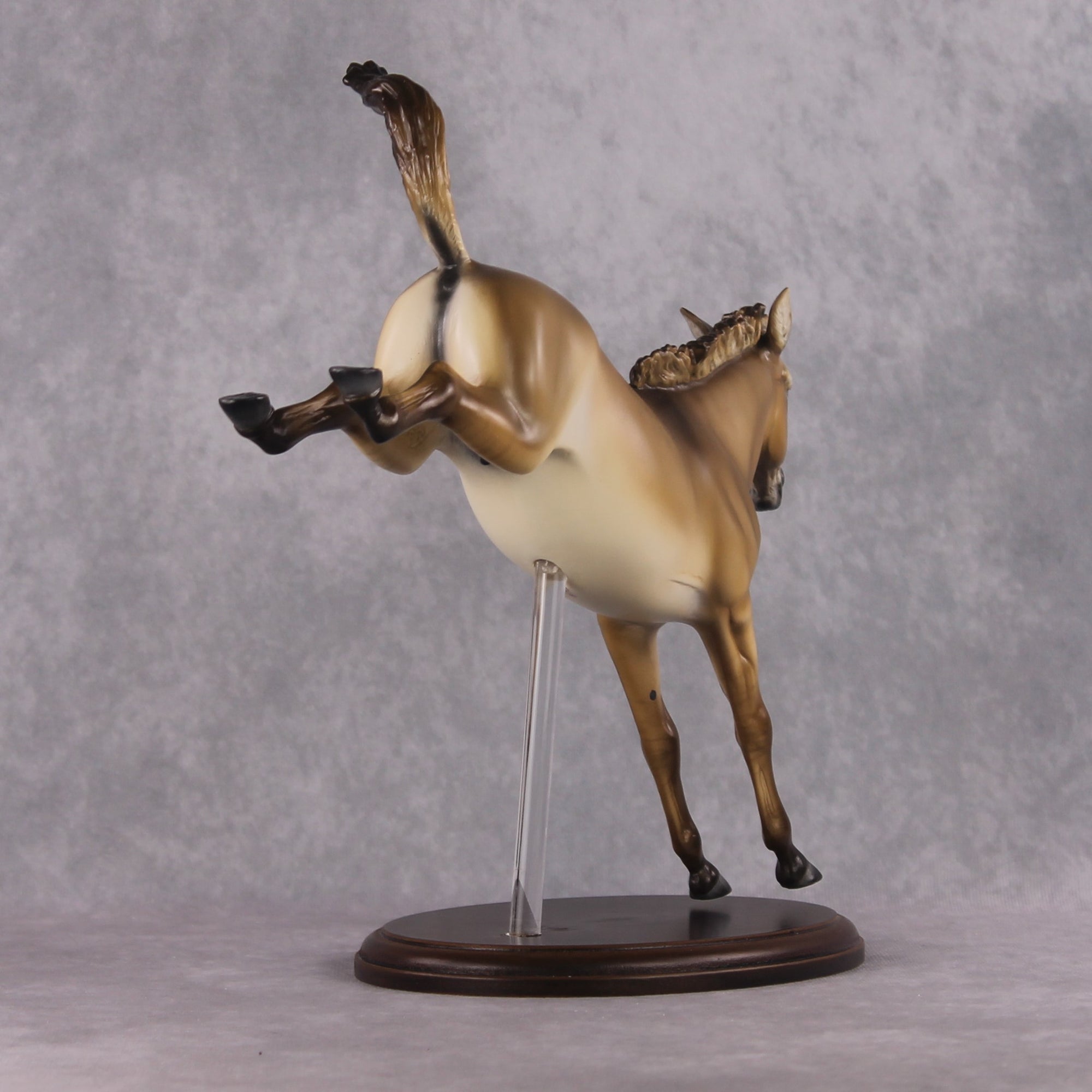 "Purdy Buckin' Mad" OOAK EFCM Dun Jumping Mule By Tiffany Purdy Best Offer