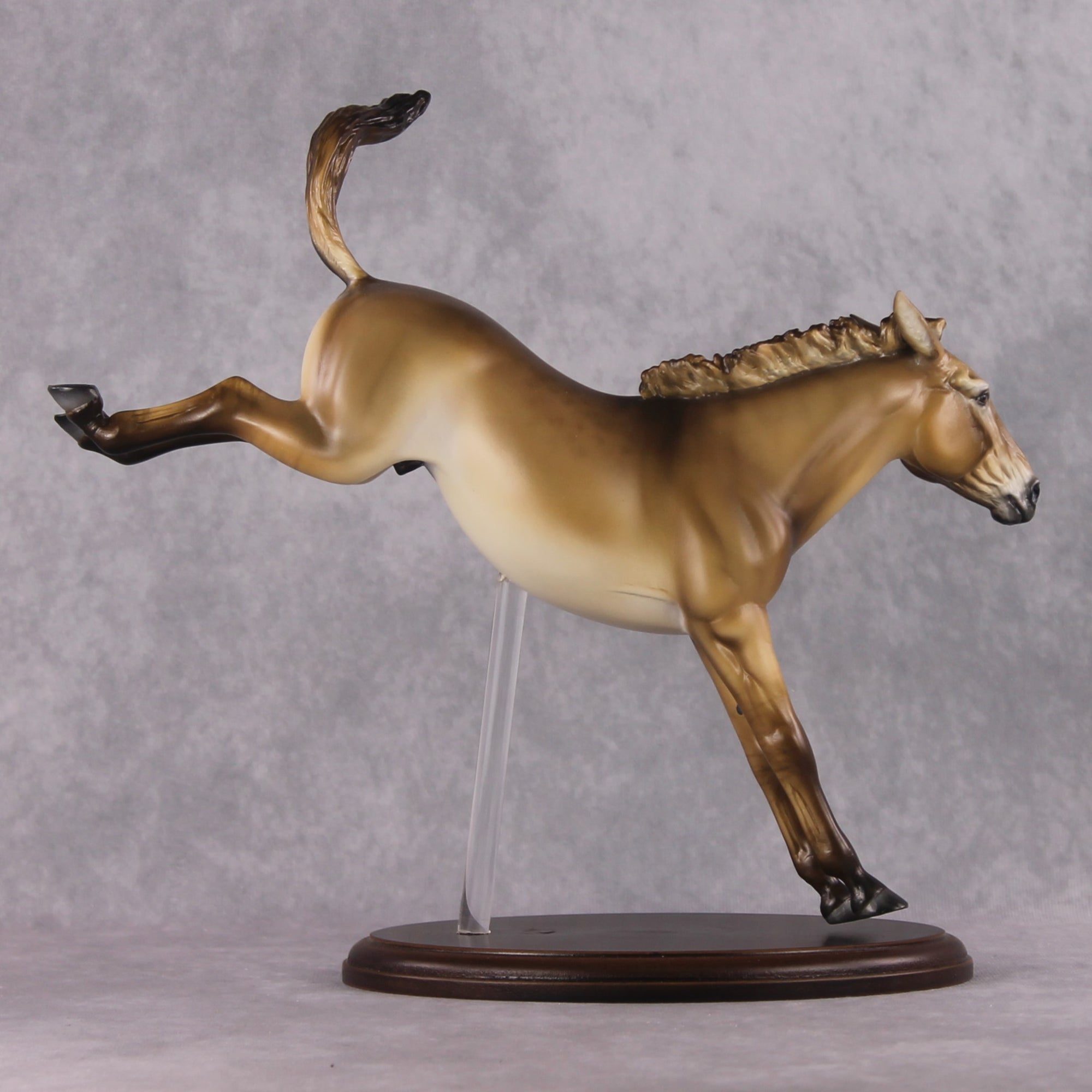 "Purdy Buckin' Mad" OOAK EFCM Dun Jumping Mule By Tiffany Purdy Best Offer