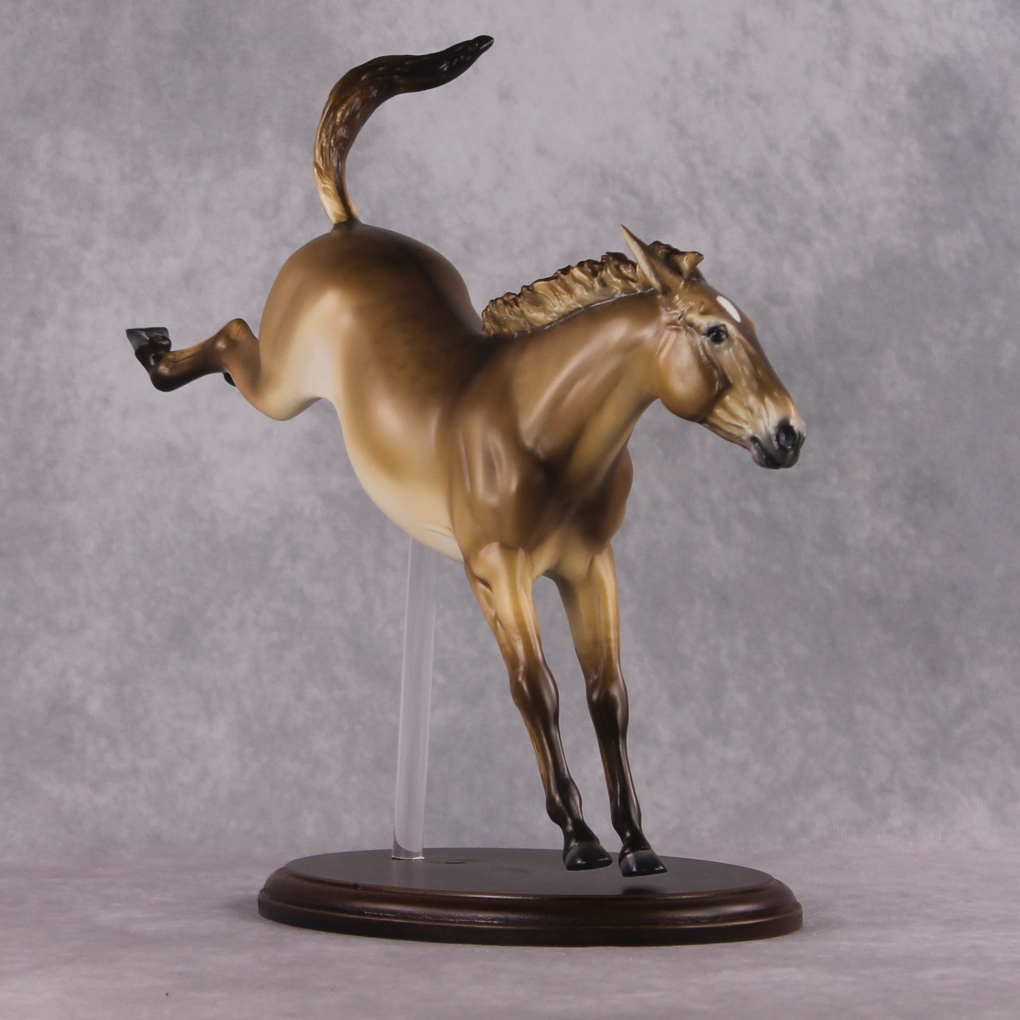 "Purdy Buckin' Mad" OOAK EFCM Dun Jumping Mule By Tiffany Purdy Best Offer