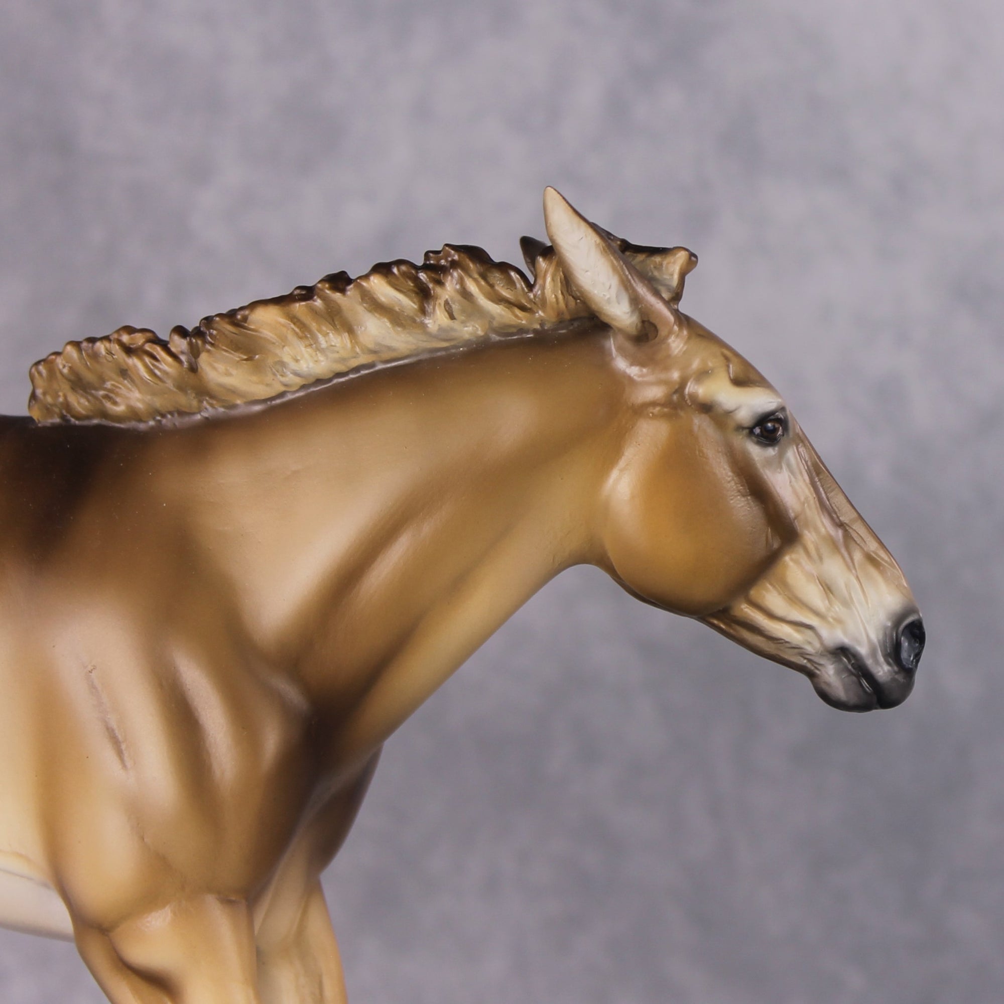 "Purdy Buckin' Mad" OOAK EFCM Dun Jumping Mule By Tiffany Purdy Best Offer