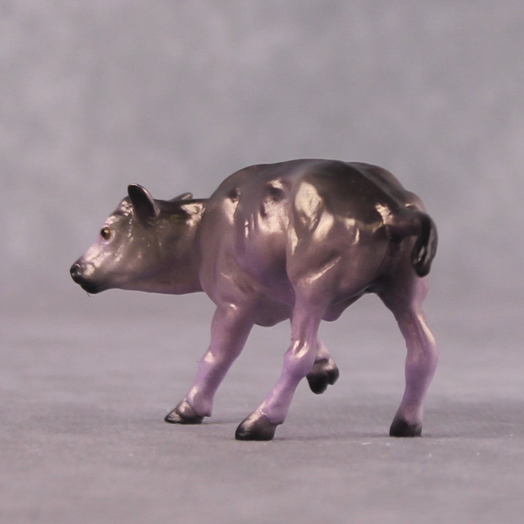 "Cherie" LE-5 Brass &amp; Violet Pangare Deco Calf Chip By Jamie Adamson $99 Chips Sale 03/03/2025