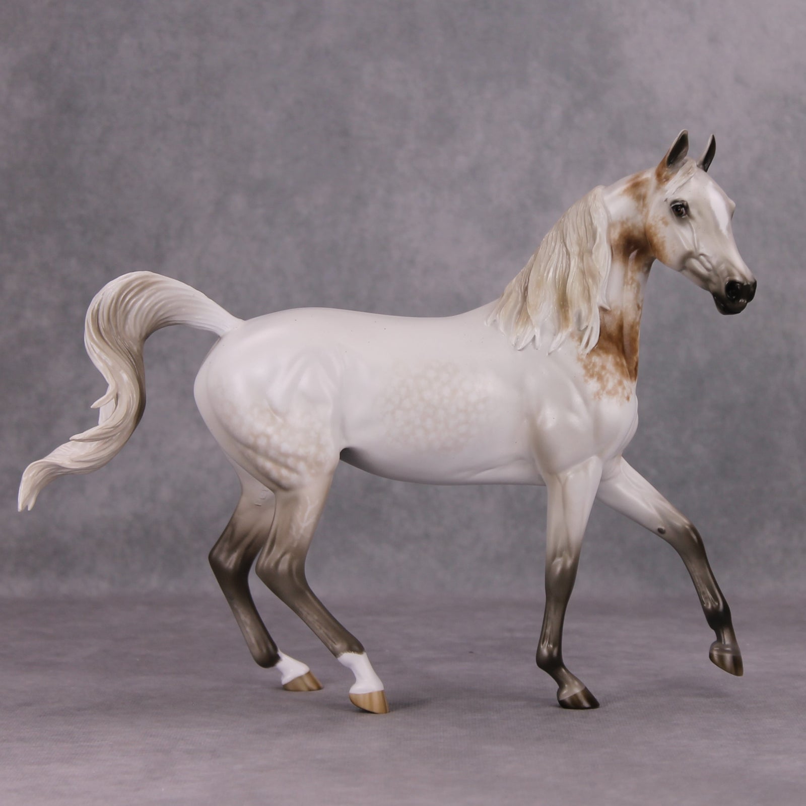 Easy Living OOAK Dappled Fleabitten Grey Custom Arab Mare By Sheryl Leisure Best Offers 11/19/24