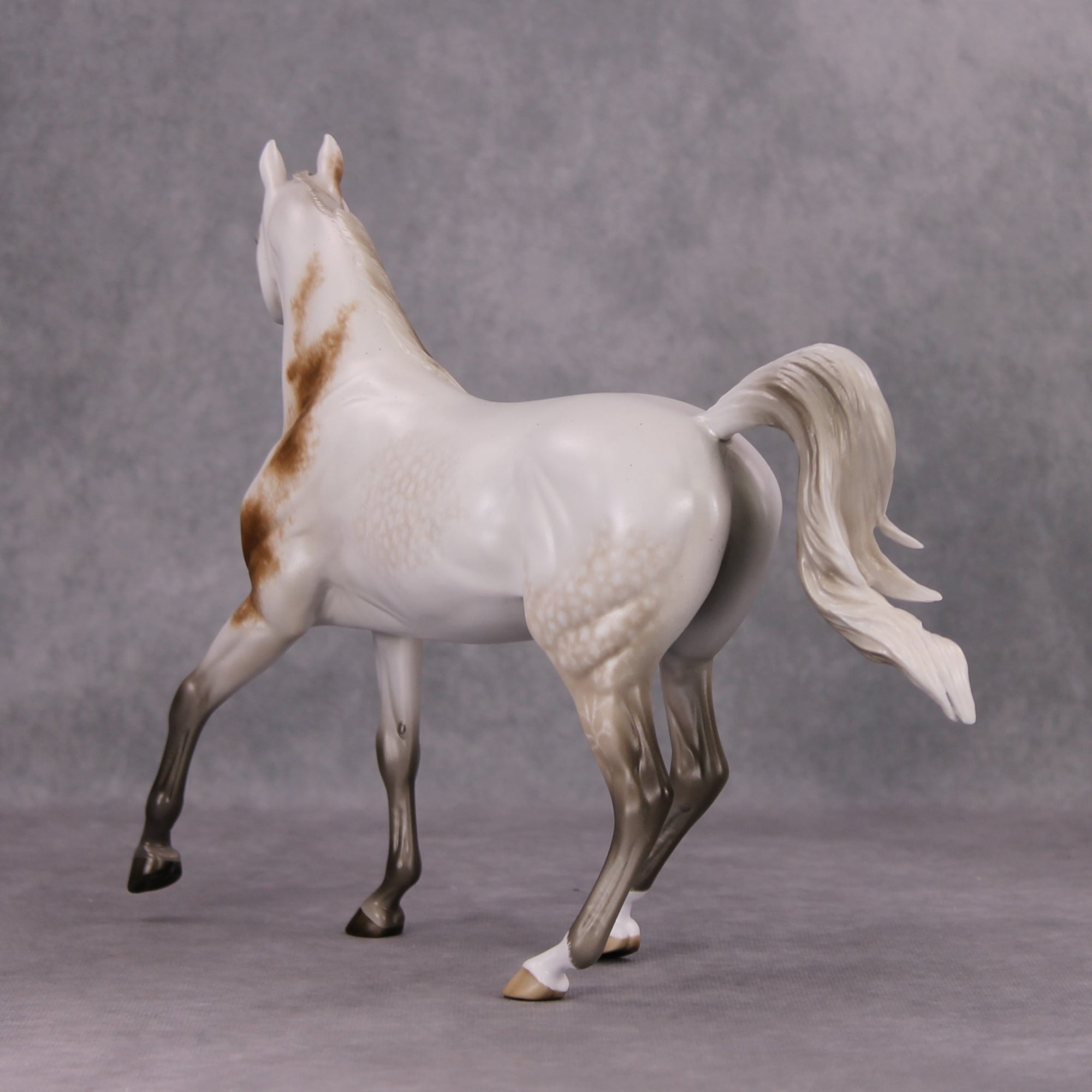 Easy Living OOAK Dappled Fleabitten Grey Custom Arab Mare By Sheryl Leisure Best Offers 11/19/24