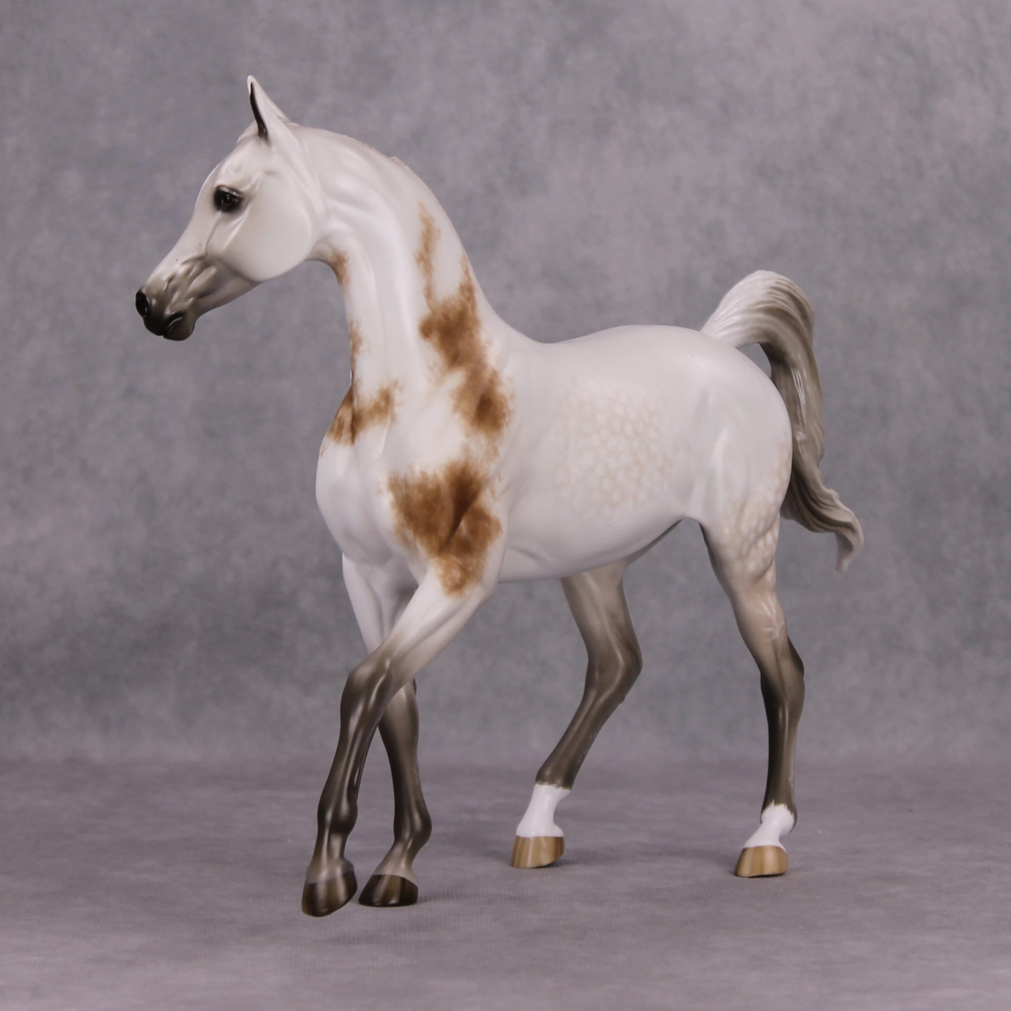 Easy Living OOAK Dappled Fleabitten Grey Custom Arab Mare By Sheryl Leisure Best Offers 11/19/24