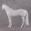 DAH25 Stone Ideal Stock Horse Stallion w/long mane &amp; long tail &amp; turned head