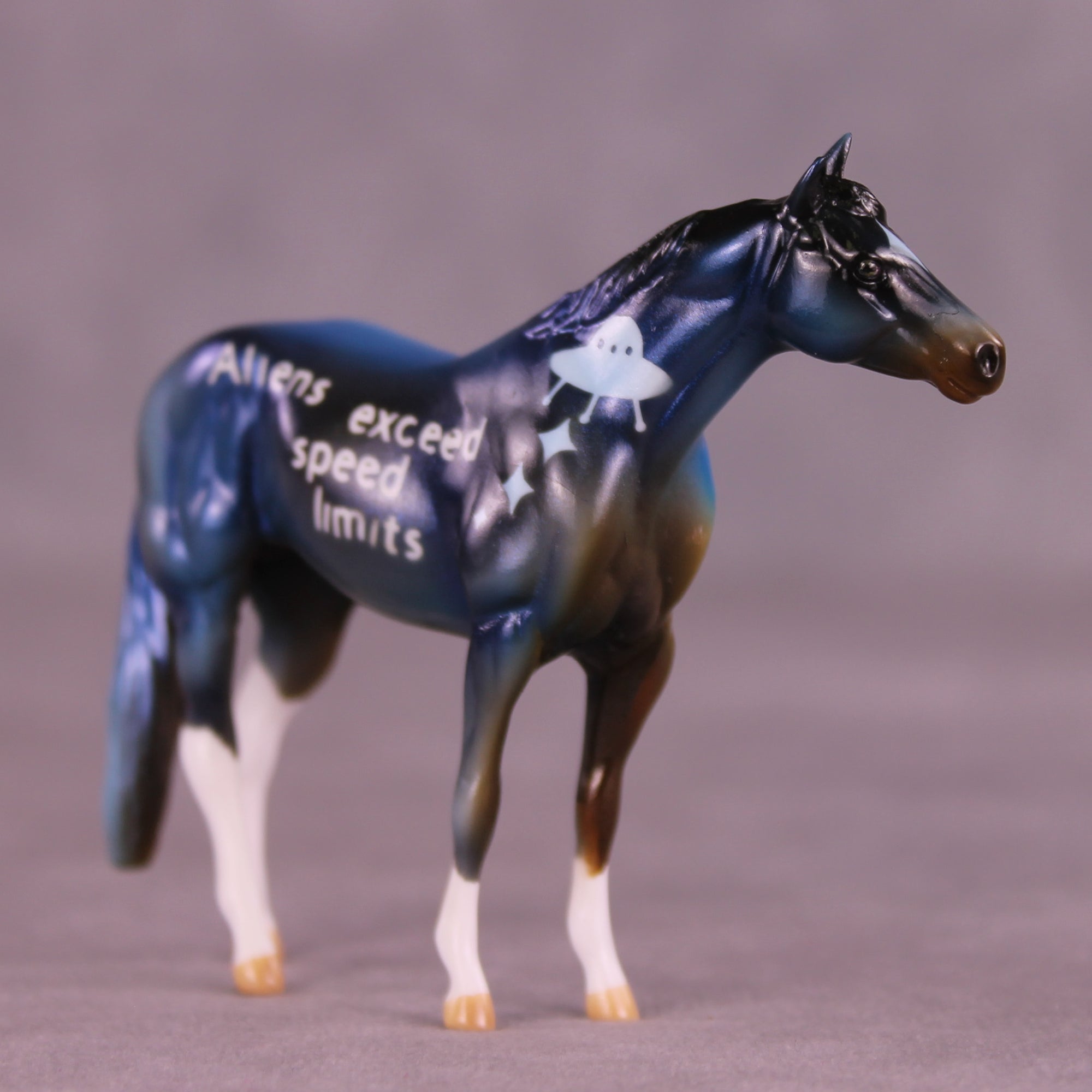 Speed Limit OOAK Chip Stock Horse by Kike (Enrique) Duarte MM25 Group A