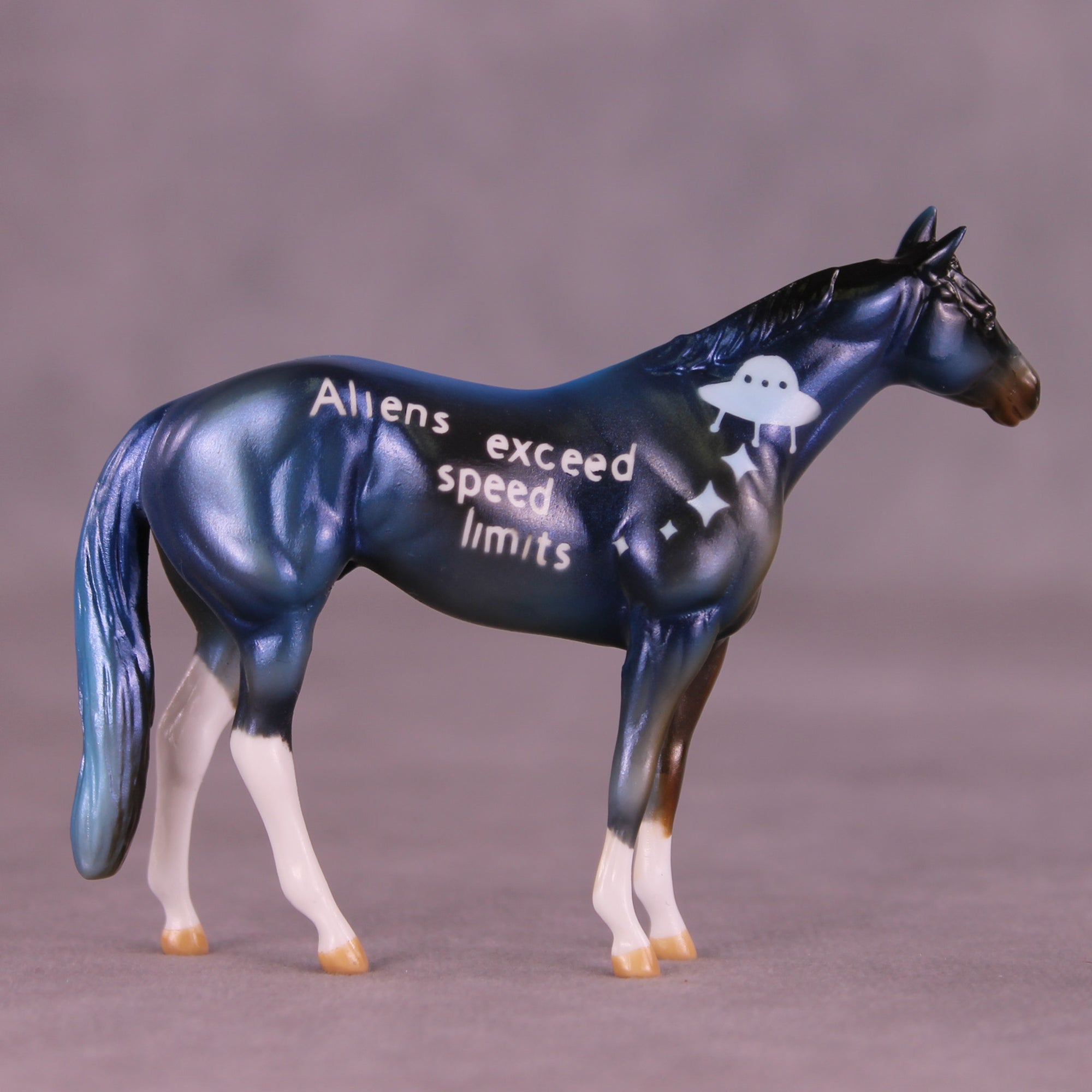 Speed Limit OOAK Chip Stock Horse by Kike (Enrique) Duarte MM25 Group A