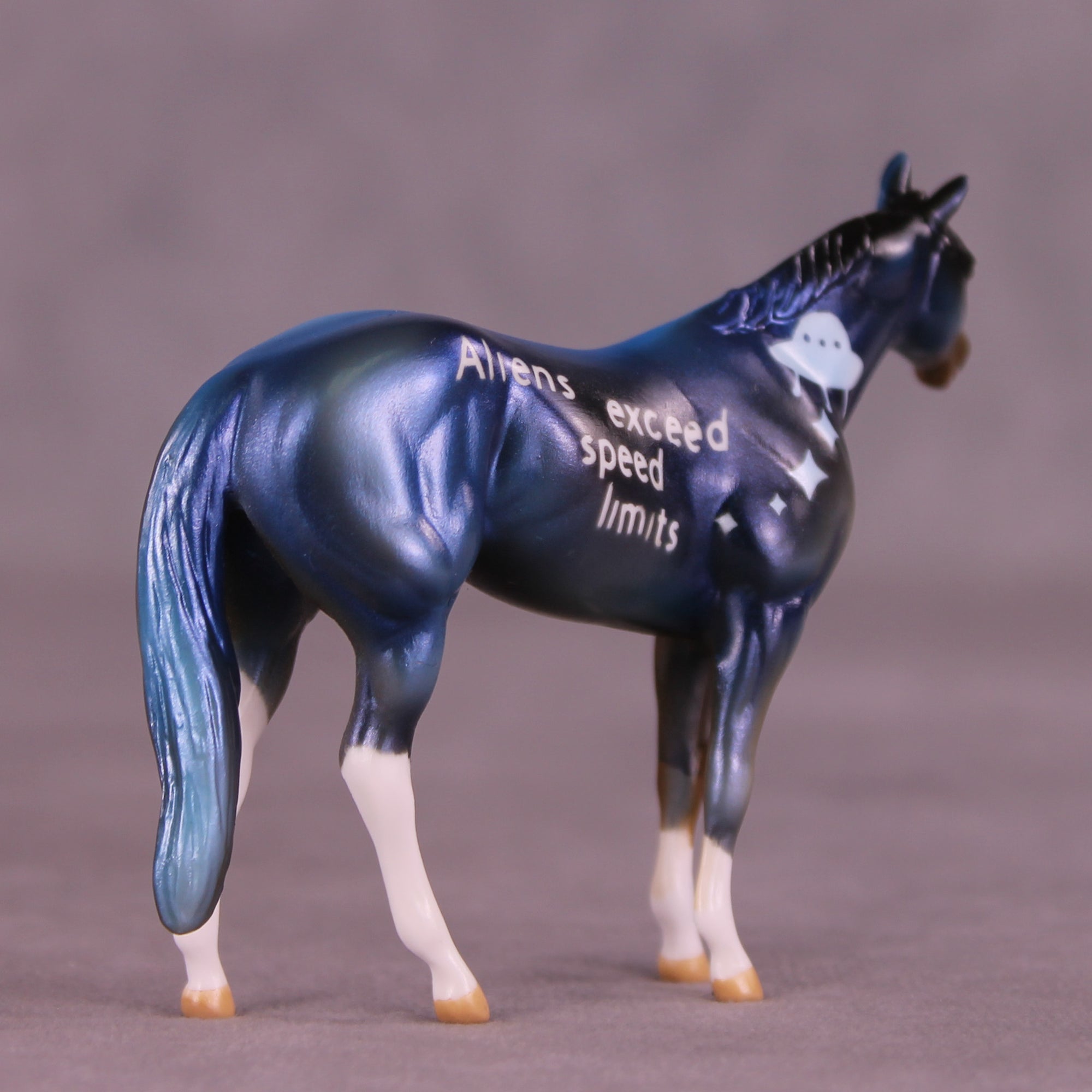 Speed Limit OOAK Chip Stock Horse by Kike (Enrique) Duarte MM25 Group A