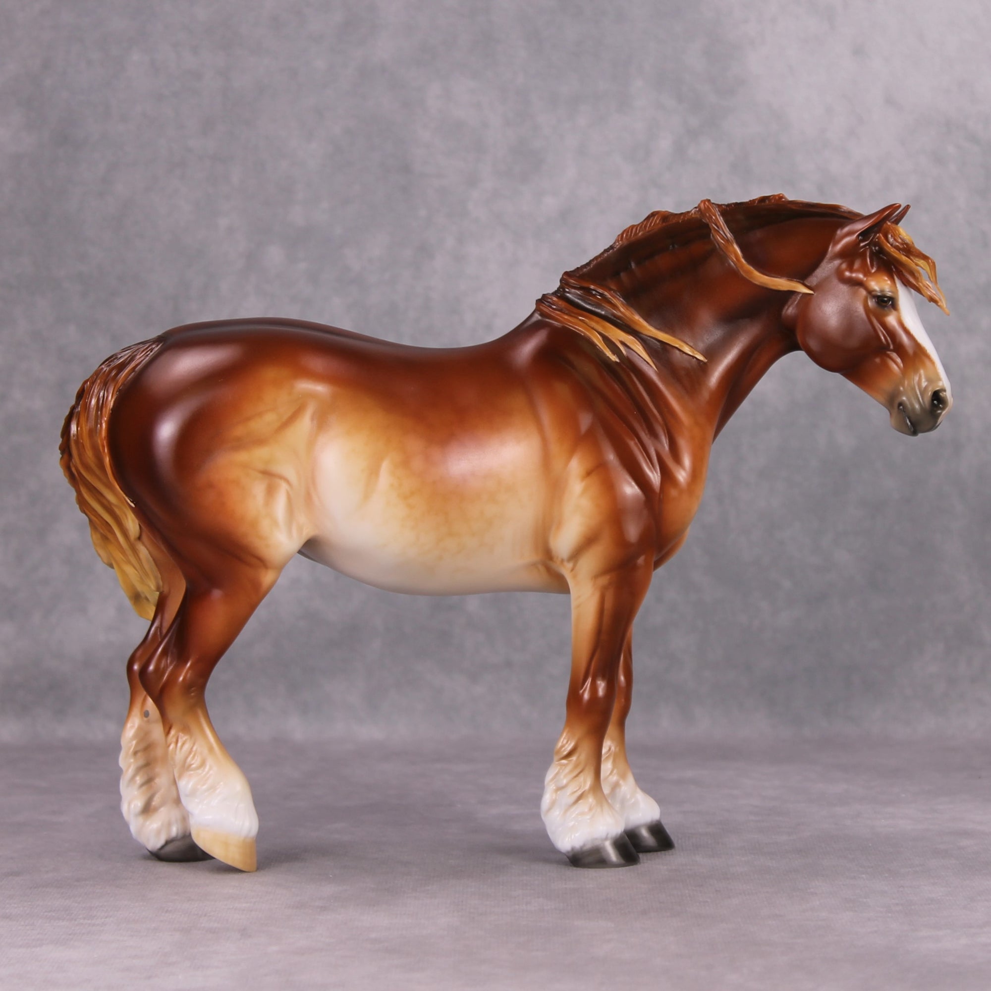 Nothing Lasts Forever OOAK Chestnut Pangare Custom Heavy Draft Mare By Ellen Robbins Best Offers 11/19/24