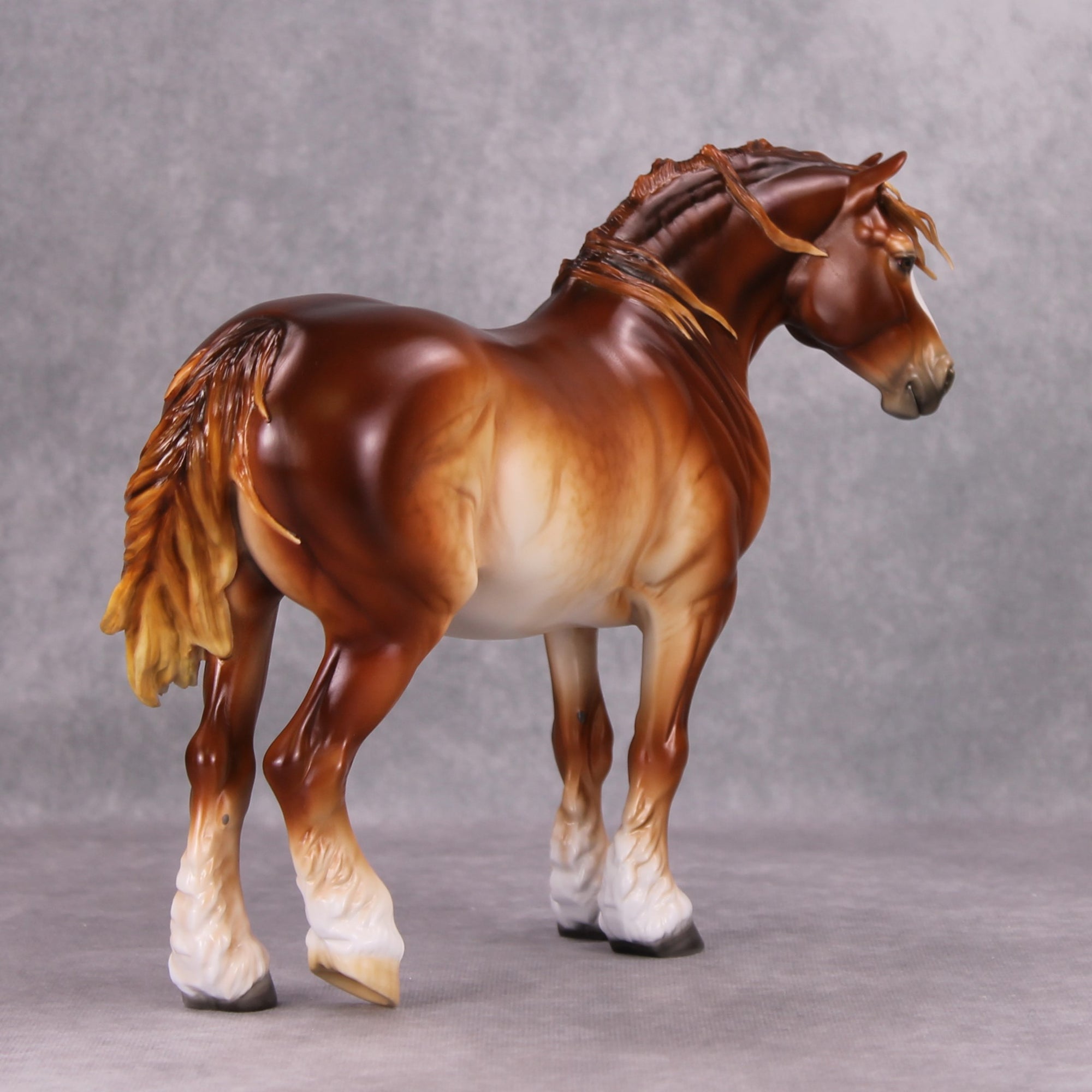 Nothing Lasts Forever OOAK Chestnut Pangare Custom Heavy Draft Mare By Ellen Robbins Best Offers 11/19/24