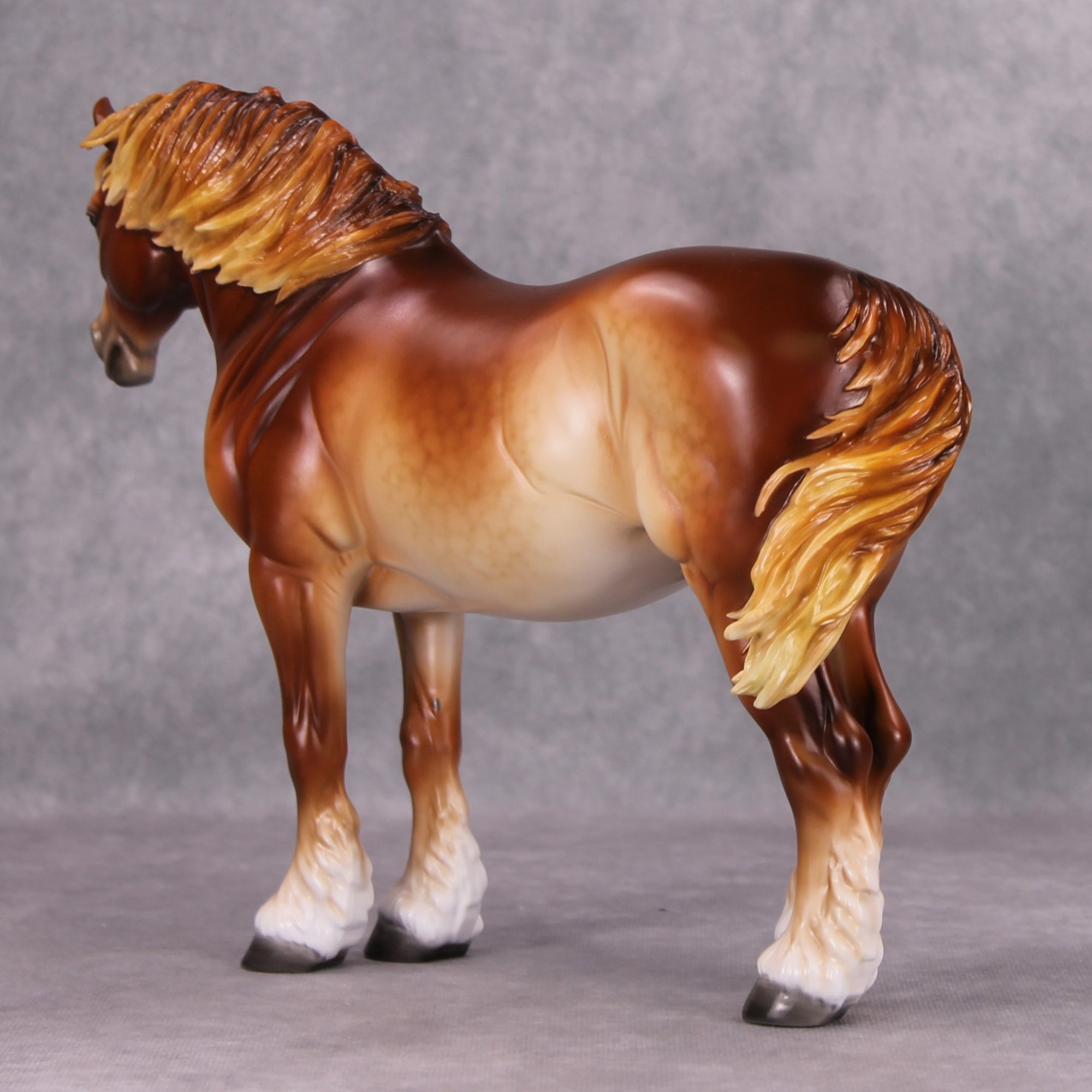 Nothing Lasts Forever OOAK Chestnut Pangare Custom Heavy Draft Mare By Ellen Robbins Best Offers 11/19/24