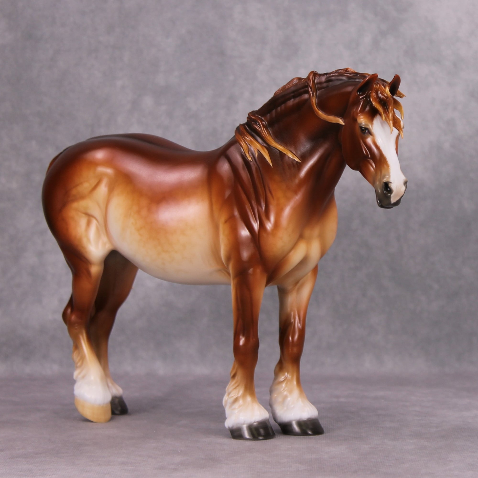 Nothing Lasts Forever OOAK Chestnut Pangare Custom Heavy Draft Mare By Ellen Robbins Best Offers 11/19/24