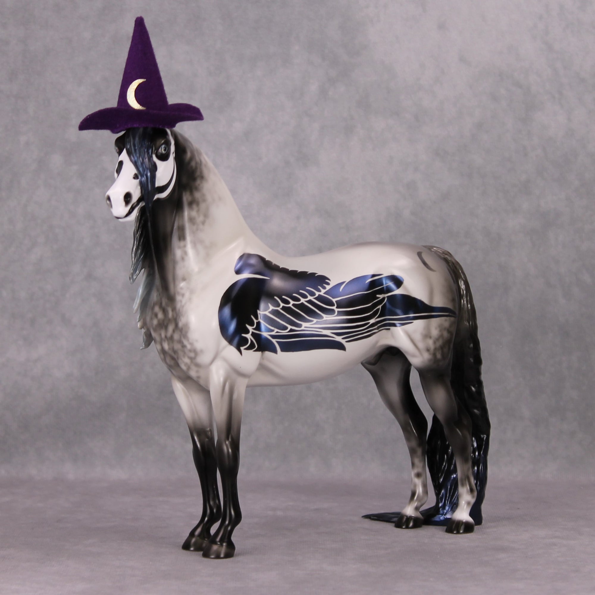 A Touch Of Destiny OOAK Corvus Crow Inspired Deco Custom Morgan By Pernille Forsberg Futmælkspiraten Bøjsen & Ellen Robbins