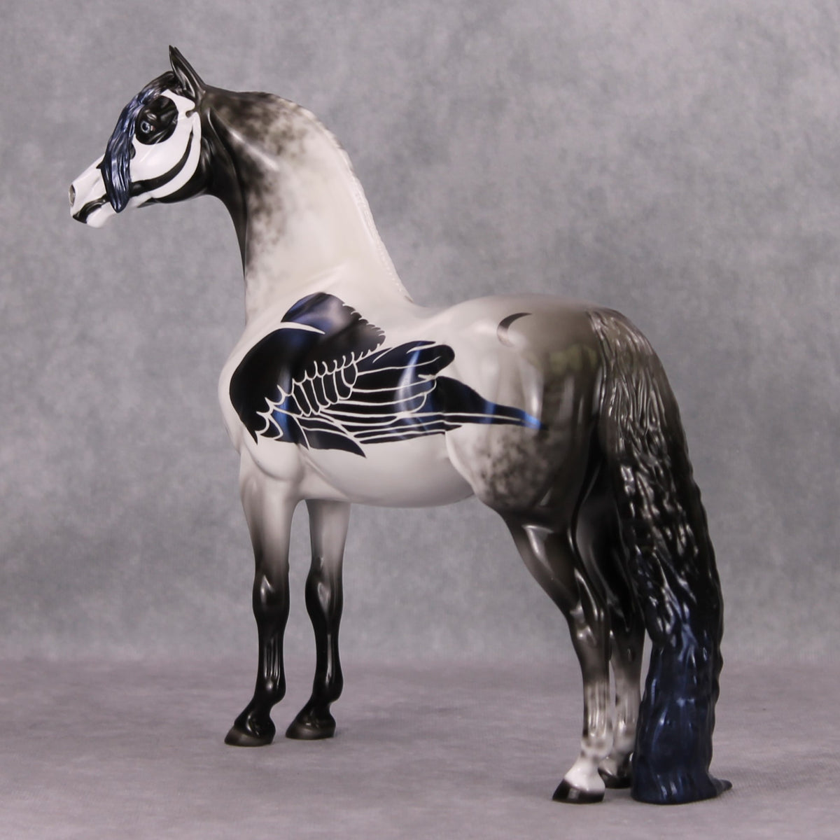 A Touch Of Destiny OOAK Corvus Crow Inspired Deco Custom Morgan By Pernille Forsberg Futmælkspiraten Bøjsen & Ellen Robbins