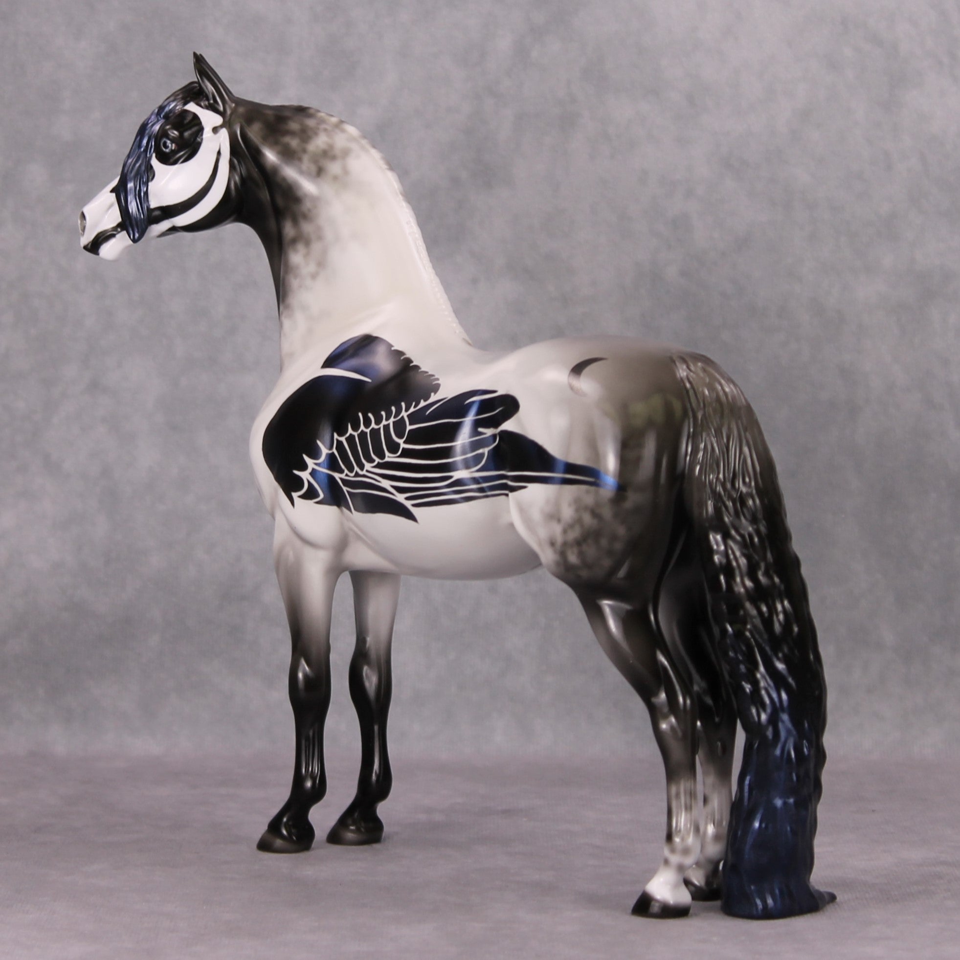 A Touch Of Destiny OOAK Corvus Crow Inspired Deco Custom Morgan By Pernille Forsberg Futmælkspiraten Bøjsen &amp; Ellen Robbins