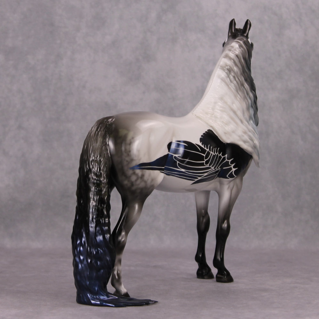 A Touch Of Destiny OOAK Corvus Crow Inspired Deco Custom Morgan By Pernille Forsberg Futmælkspiraten Bøjsen & Ellen Robbins