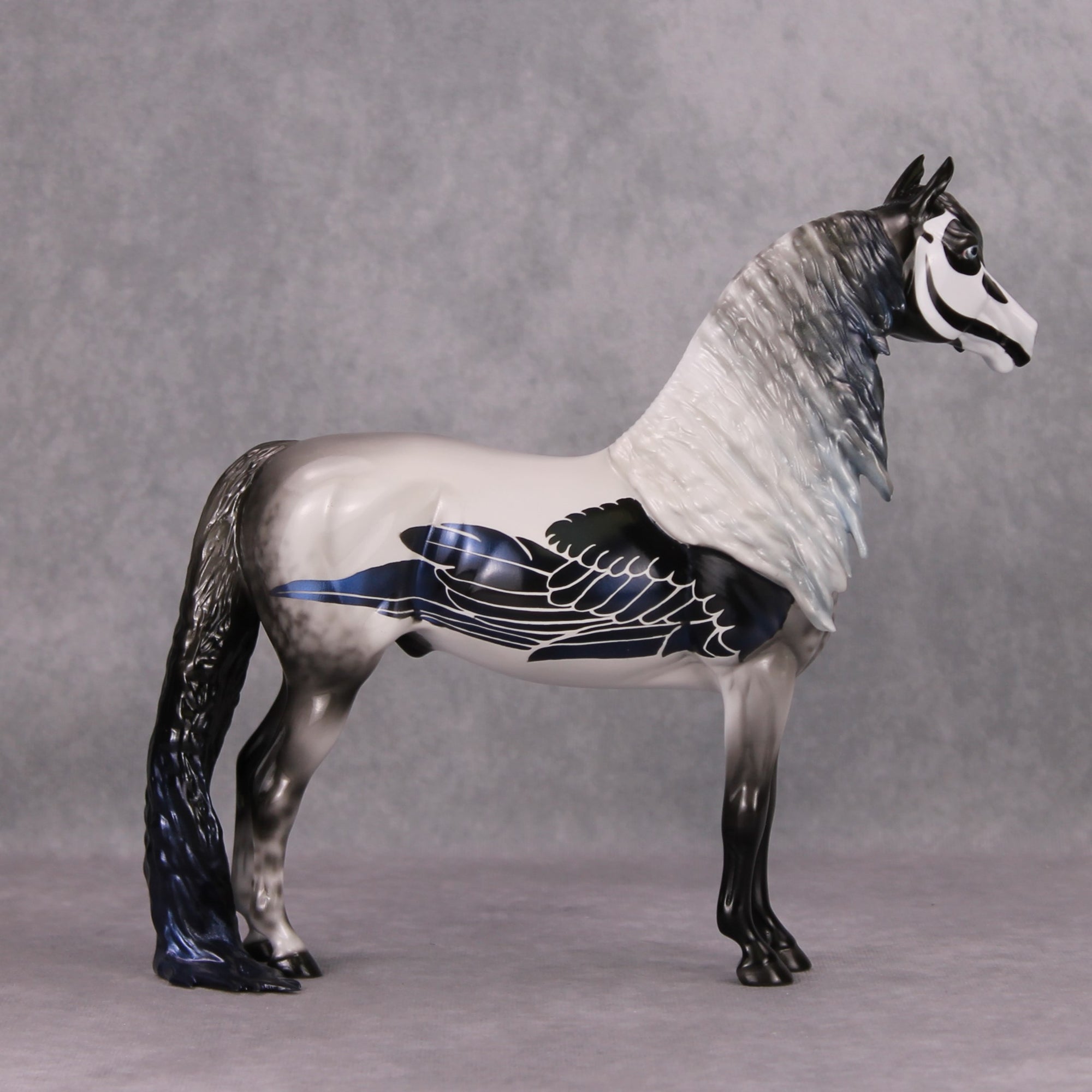 A Touch Of Destiny OOAK Corvus Crow Inspired Deco Custom Morgan By Pernille Forsberg Futmælkspiraten Bøjsen &amp; Ellen Robbins