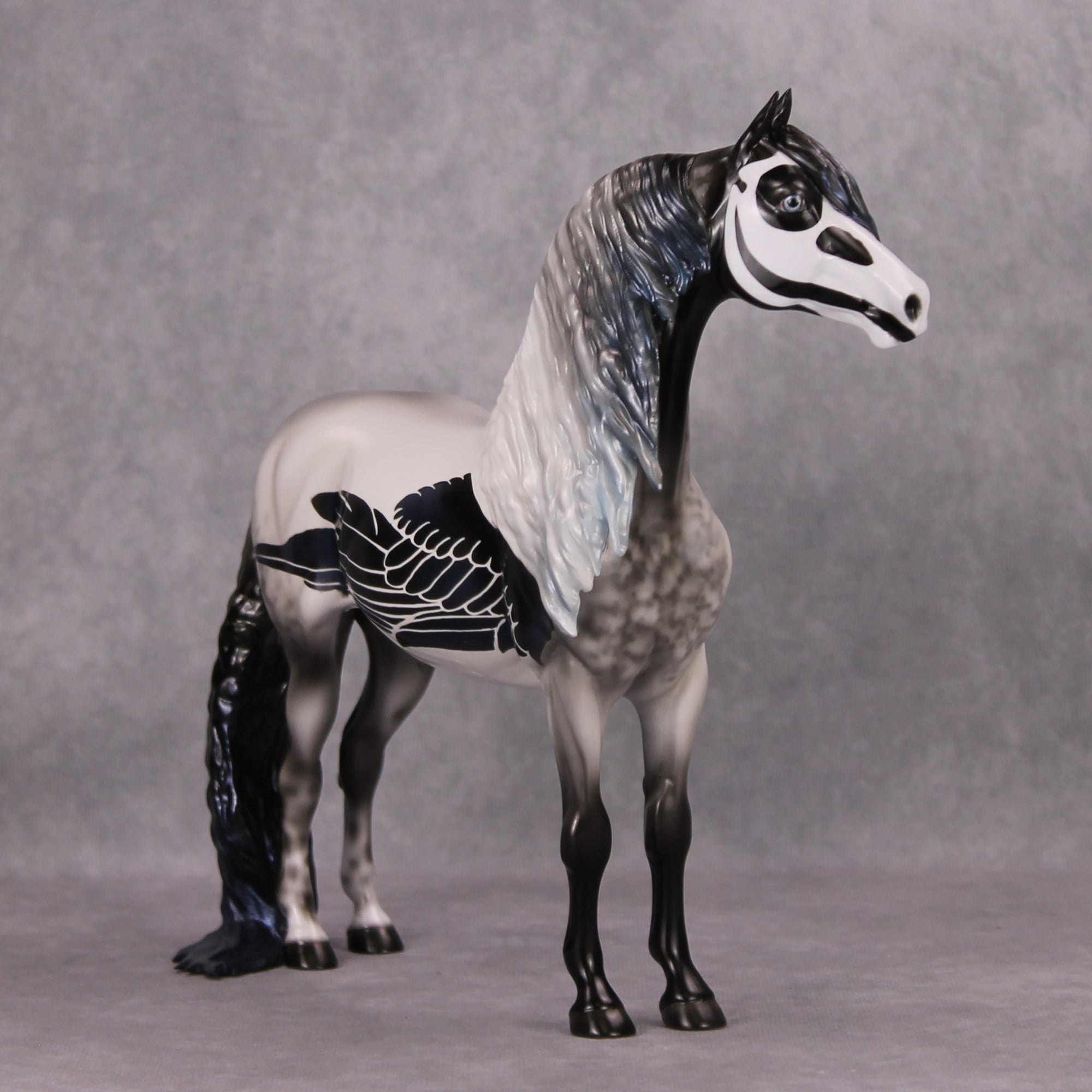 A Touch Of Destiny OOAK Corvus Crow Inspired Deco Custom Morgan By Pernille Forsberg Futmælkspiraten Bøjsen &amp; Ellen Robbins