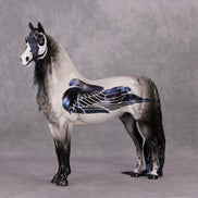 A Touch Of Destiny OOAK Corvus Crow Inspired Deco Custom Morgan By Pernille Forsberg Futmælkspiraten Bøjsen & Ellen Robbins