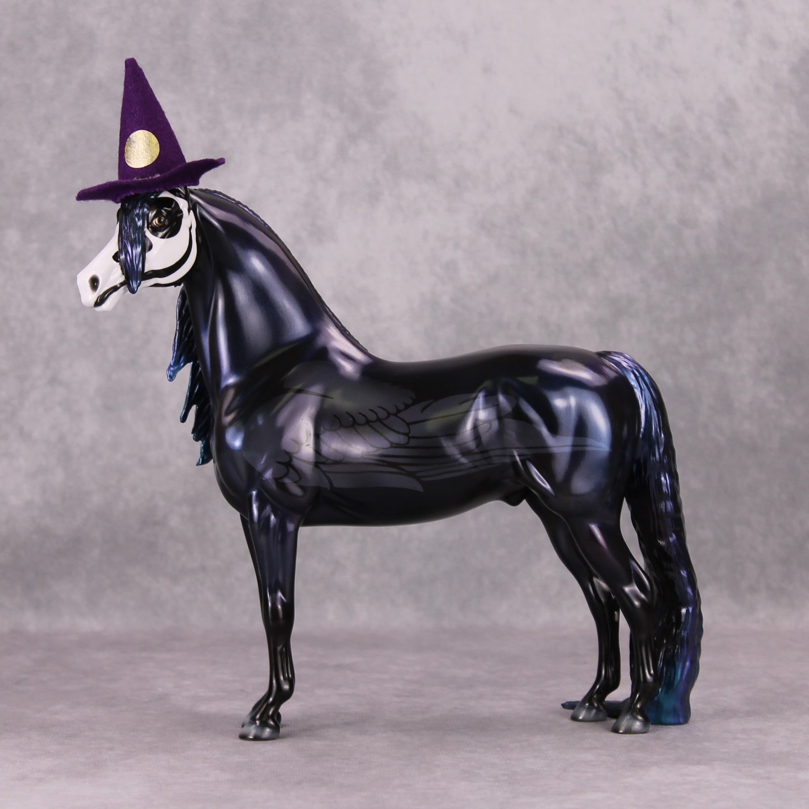 Keeper of the Code OOAK Corvus Crow Inspired Deco Custom Morgan By Pernille Forsberg Futmælkspiraten Bøjsen & Ellen Robbins MHP 11/19/24