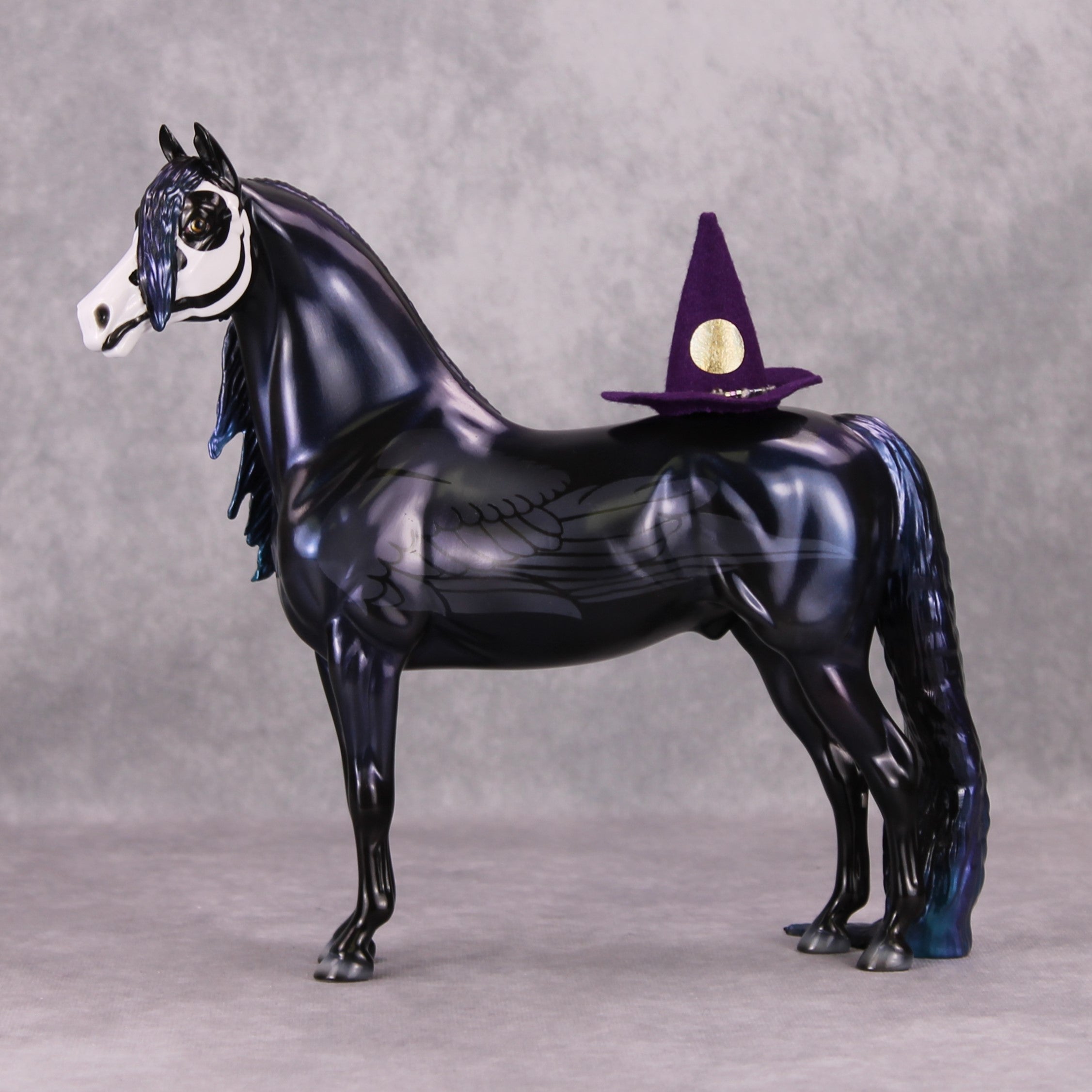Keeper of the Code OOAK Corvus Crow Inspired Deco Custom Morgan By Pernille Forsberg Futmælkspiraten Bøjsen & Ellen Robbins MHP 11/19/24