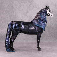 Keeper of the Code OOAK Corvus Crow Inspired Deco Custom Morgan By Pernille Forsberg Futmælkspiraten Bøjsen & Ellen Robbins MHP 11/19/24