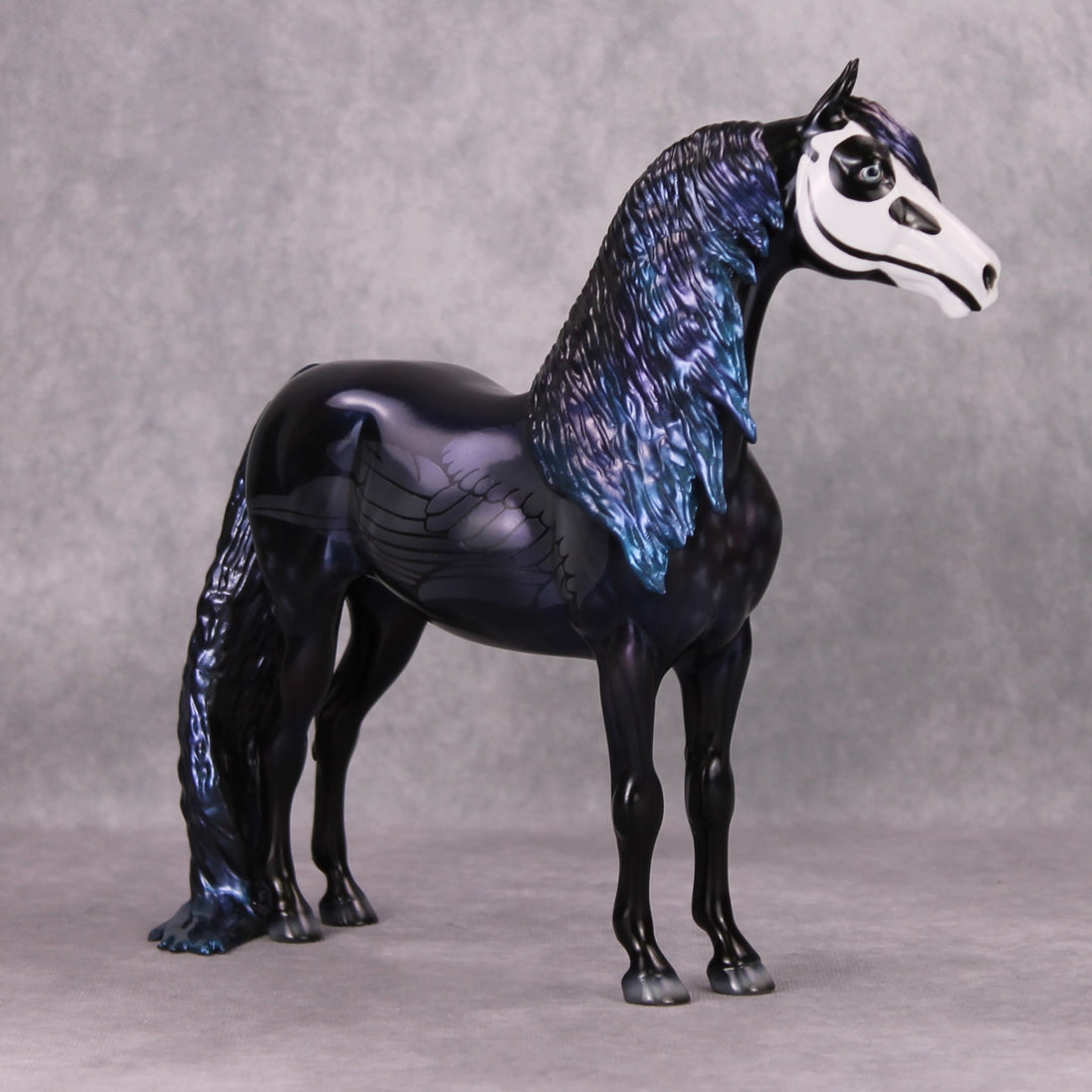 Keeper of the Code OOAK Corvus Crow Inspired Deco Custom Morgan By Pernille Forsberg Futmælkspiraten Bøjsen & Ellen Robbins MHP 11/19/24