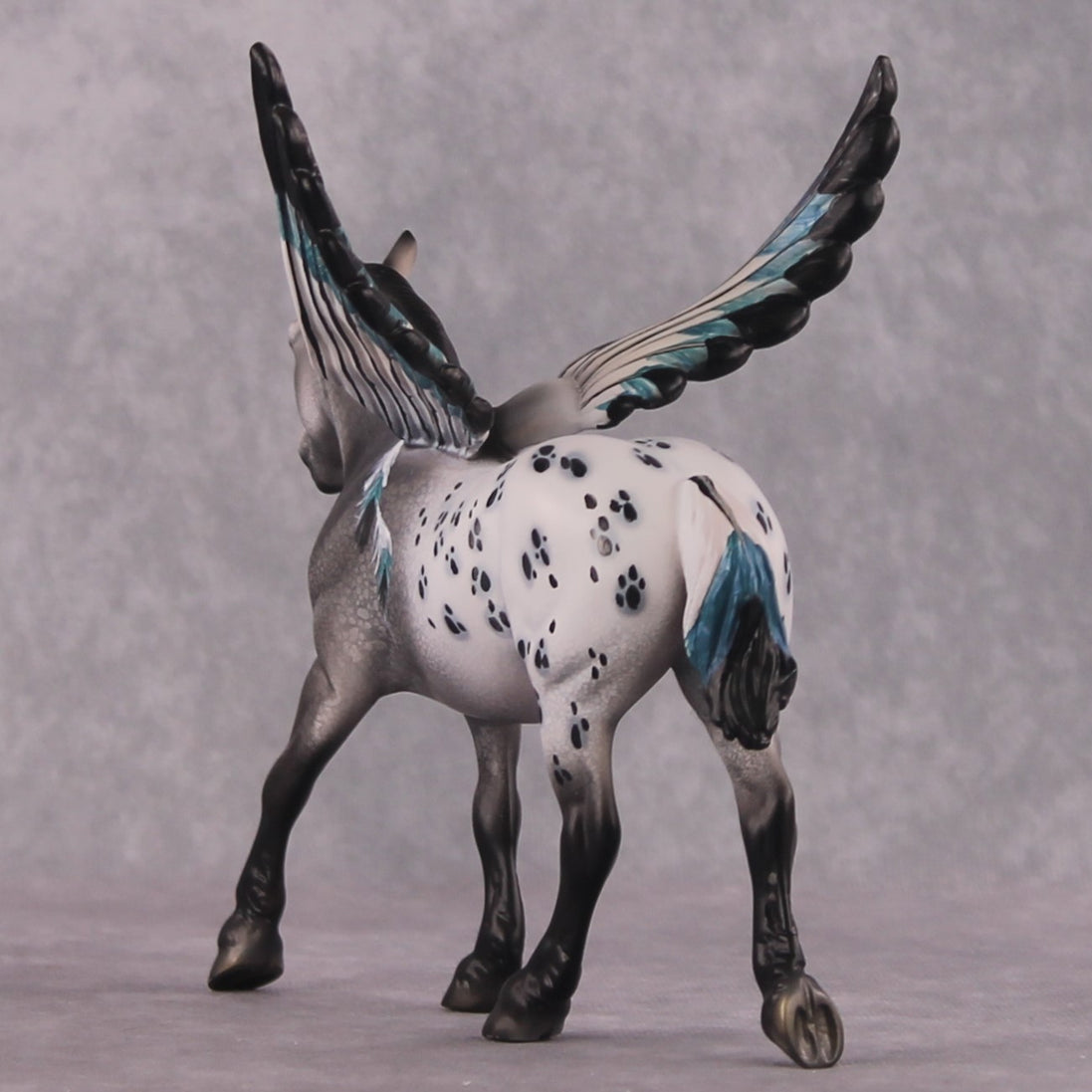 "The Spotted Owl" OOAK FCM Pebble Draft By Dawn Quick SHCF25