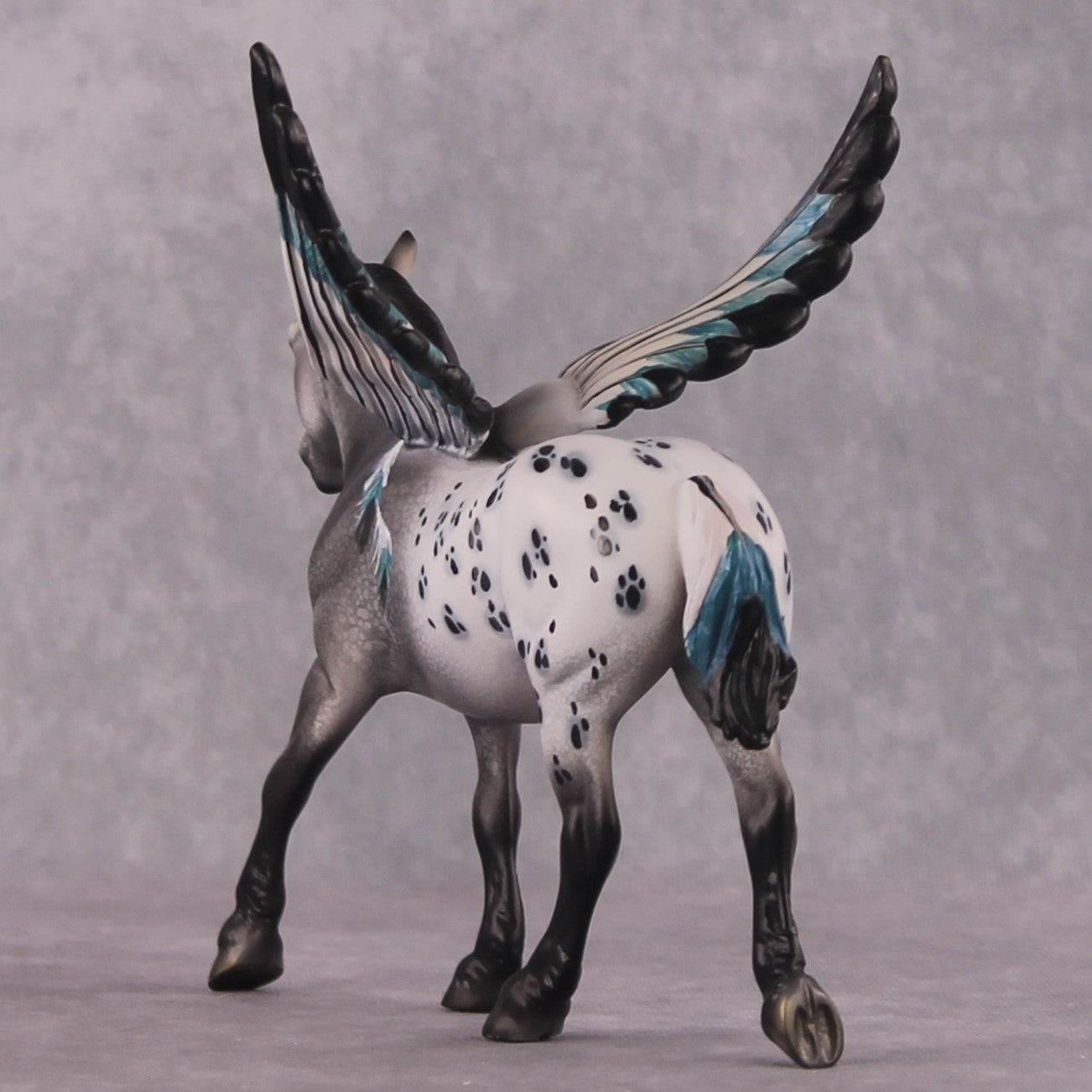 "The Spotted Owl" OOAK FCM Pebble Draft By Dawn Quick SHCF25