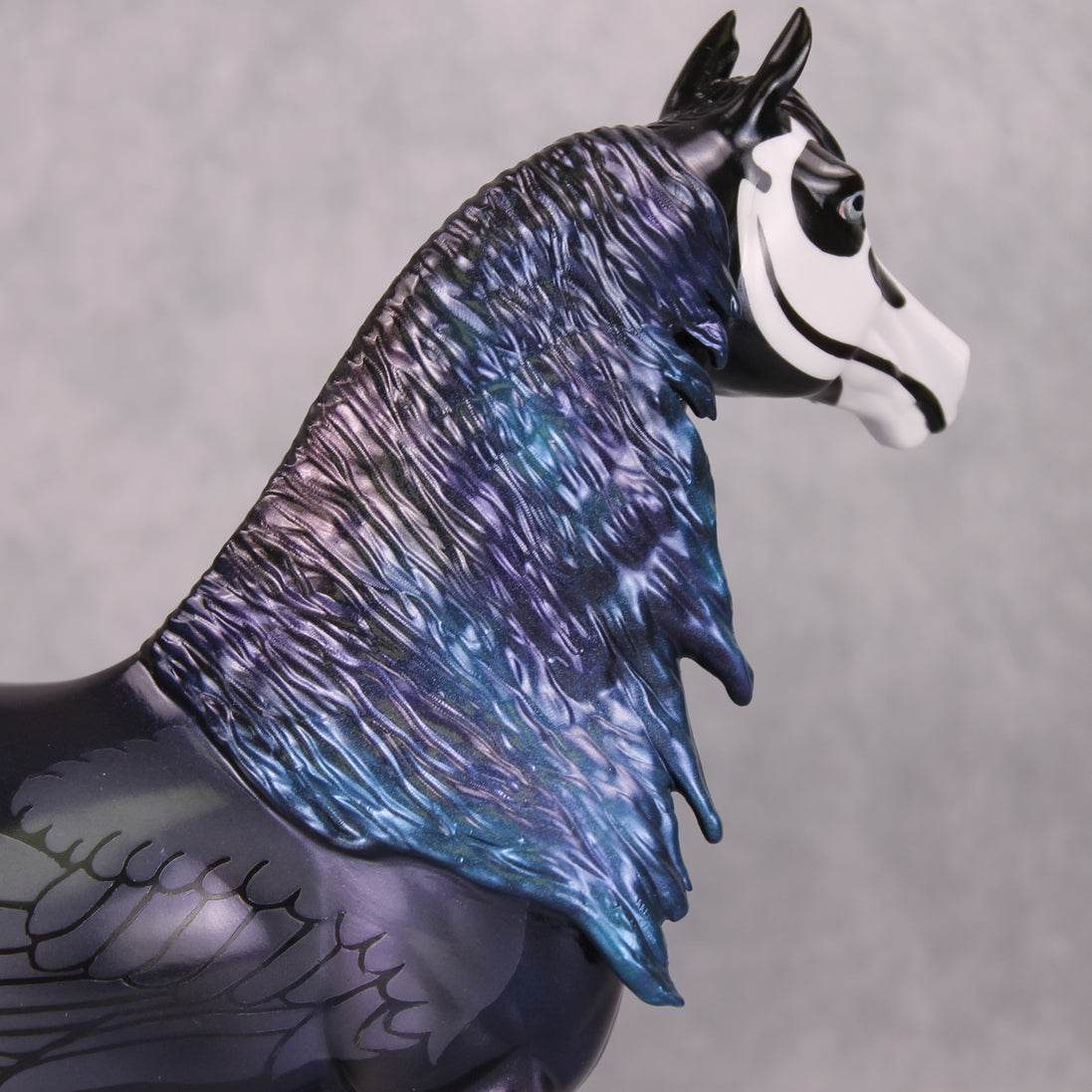 Keeper of the Code OOAK Corvus Crow Inspired Deco Custom Morgan By Pernille Forsberg Futmælkspiraten Bøjsen & Ellen Robbins MHP 11/19/24