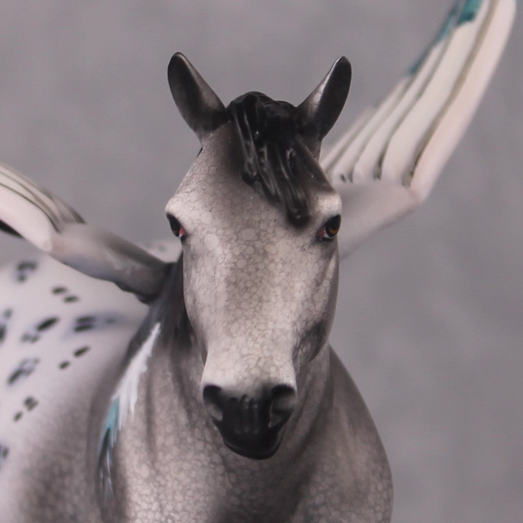 "The Spotted Owl" OOAK FCM Pebble Draft By Dawn Quick SHCF25