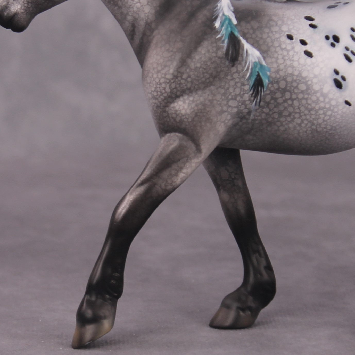 "The Spotted Owl" OOAK FCM Pebble Draft By Dawn Quick SHCF25