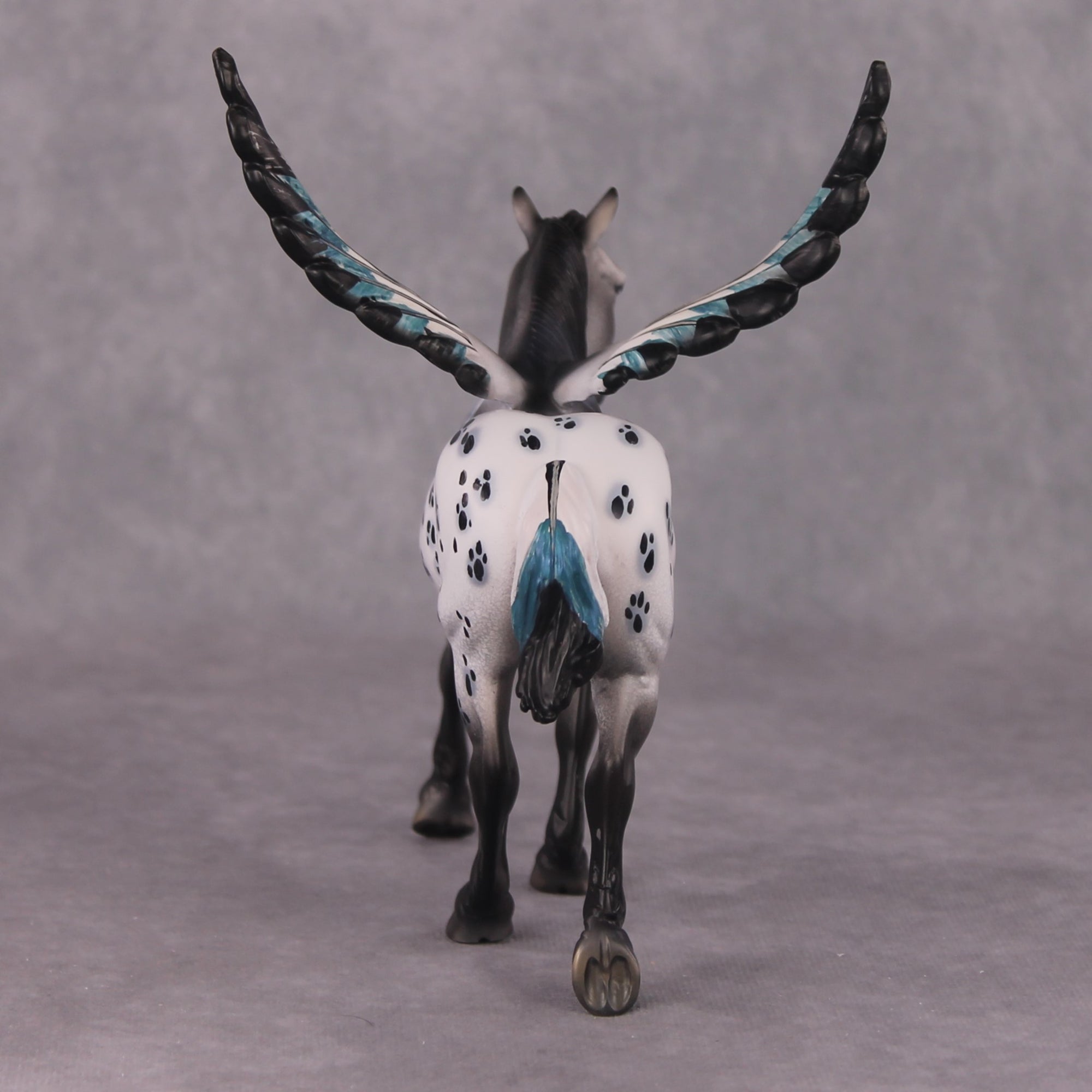 "The Spotted Owl" OOAK FCM Pebble Draft By Dawn Quick SHCF25