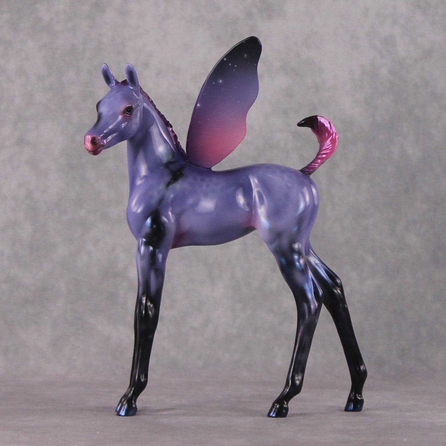 "Little Starling" OOAK Purple Nebula Arabian Foal By Ashley Palmer Best Offer 03/11/2025